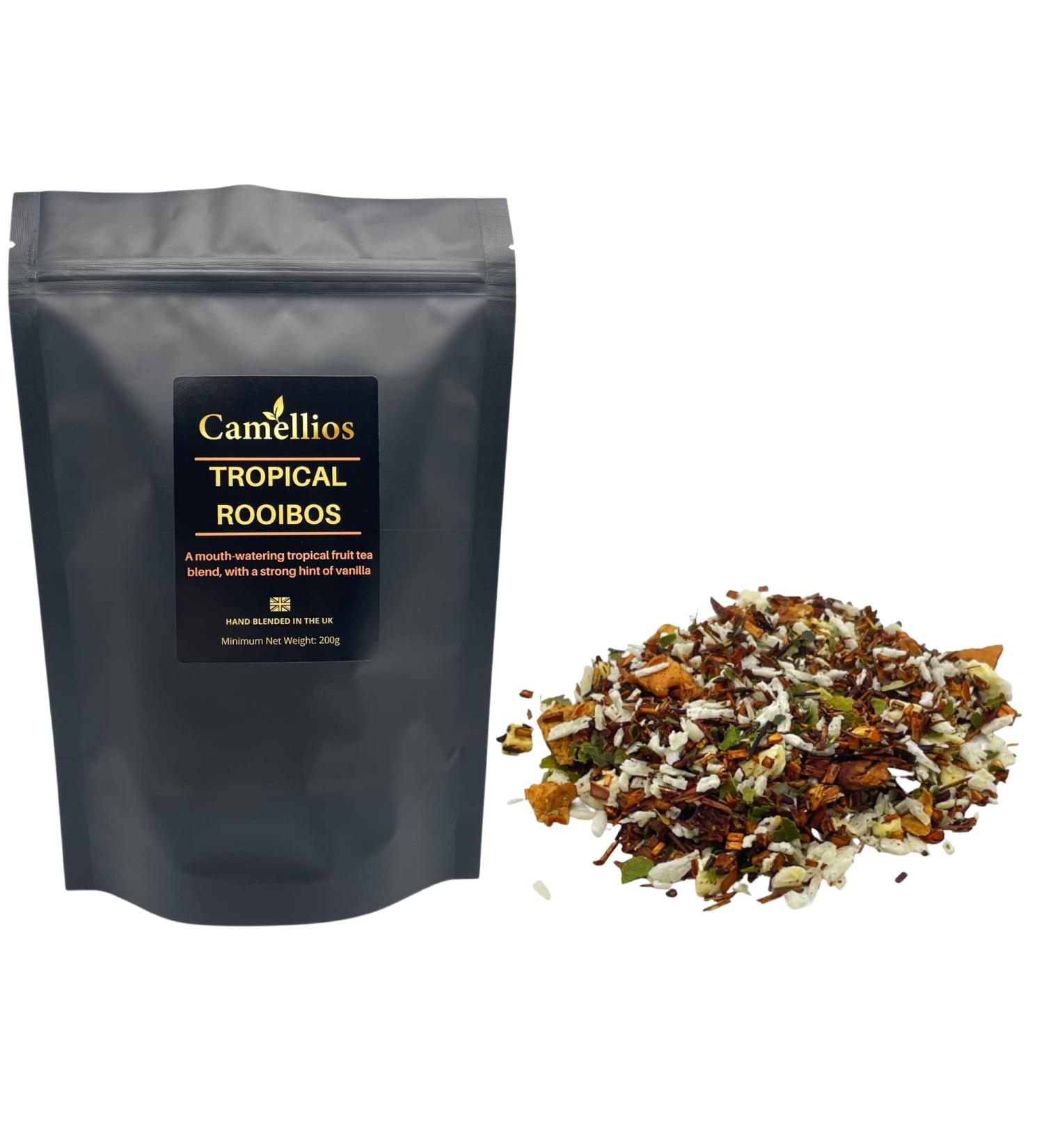 Tropical Rooibos Loose Leaf Tea - 200g Camellios | Buy Online - Buy Online on GoSupps.com