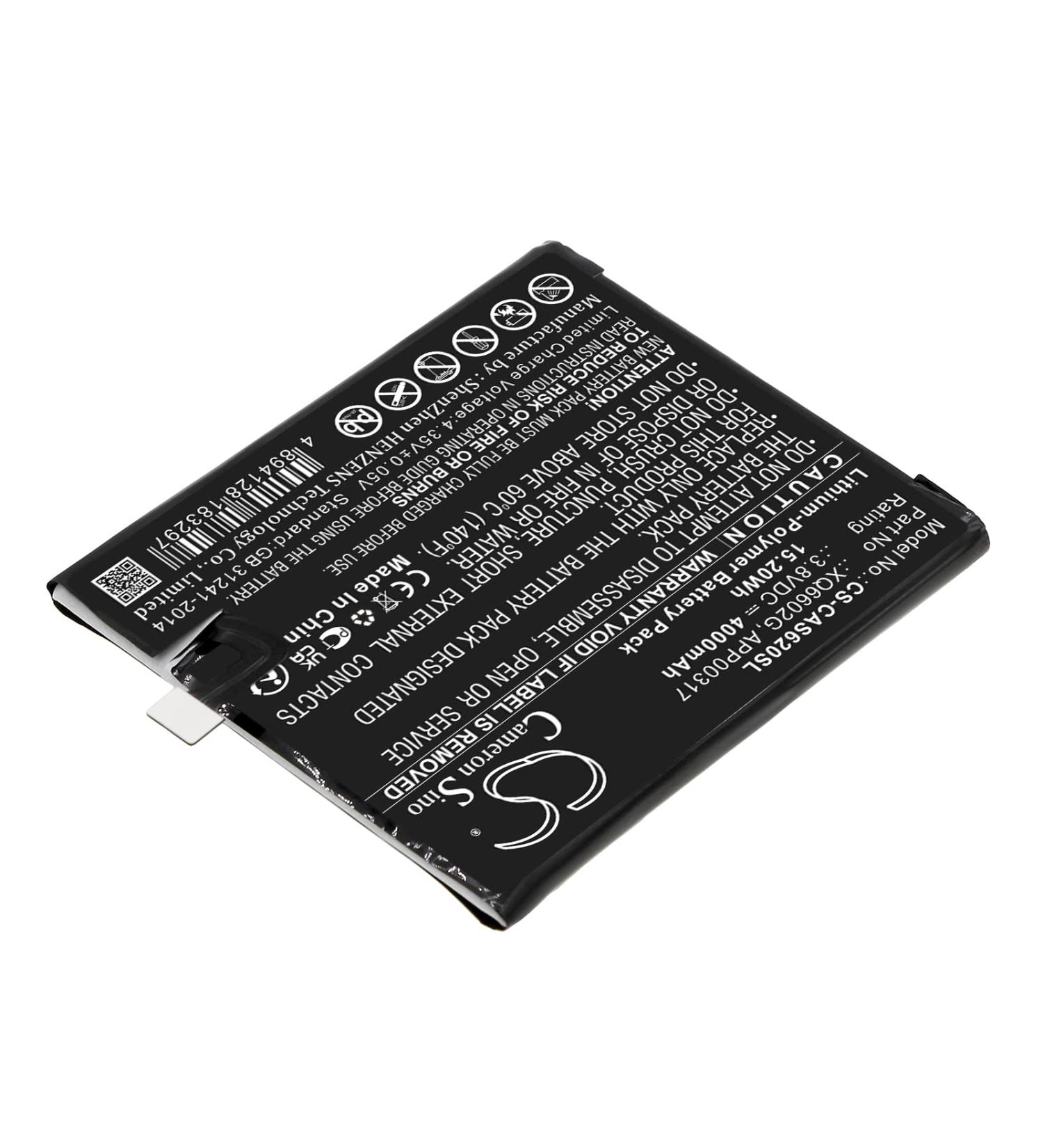 Replacement Battery for Caterpillar S62 - XQ6602G 4000mAh/3.8V - International Shipping Available - Buy Online on GoSupps.com