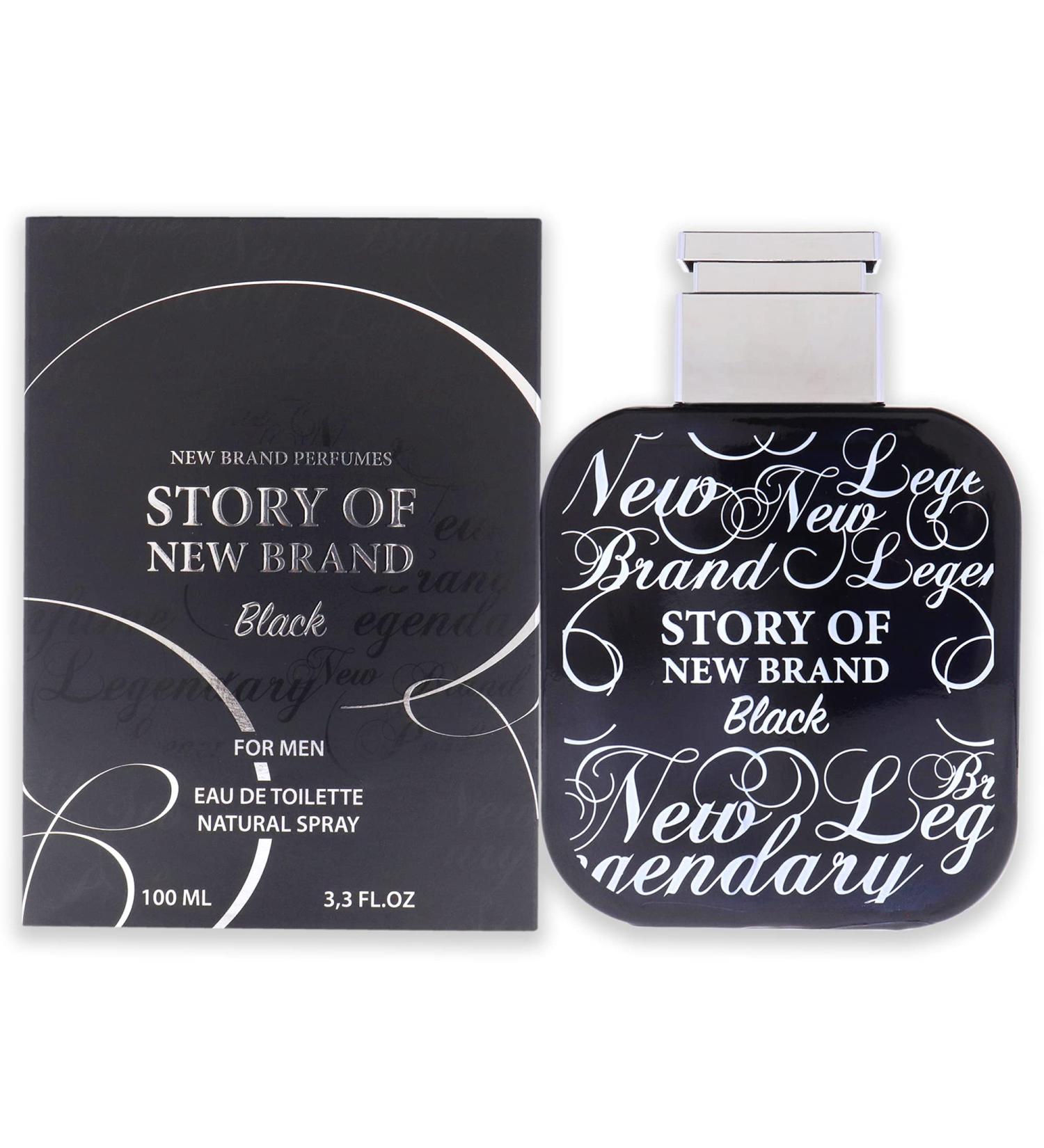 New Brand Perfumes Story Of Black EDT Spray Men 3.3 oz - Buy Online on GoSupps.com