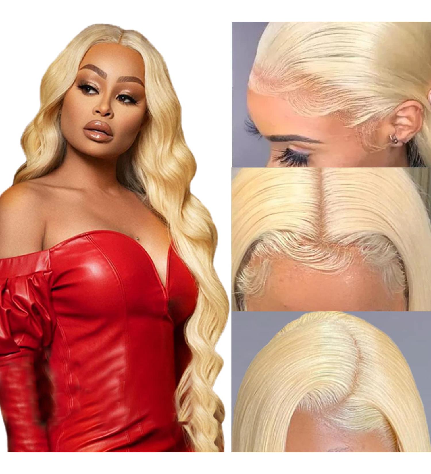 30 Inch 613 Body Wave Lace Front Wig Human Hair | Pre Plucked Blonde HD Lace Frontal Wig with Baby Hair | 613 Blonde Wig - Buy Online on GoSupps.com