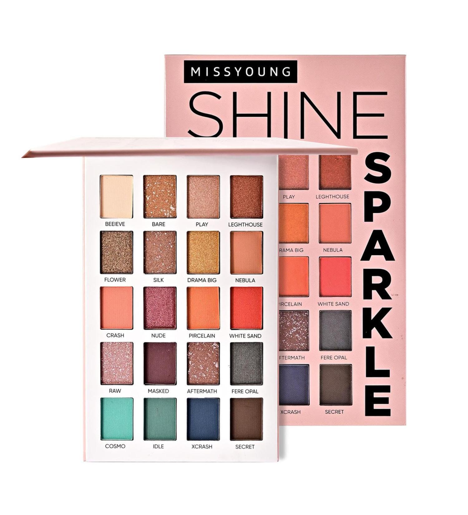 Eye Shadow Palette Makeup - Eye Shadow Pallet 20 Colors | Matte Shimmer Makeup Palette Long Lasting Waterproof Colorful Powder Eye Shadows Pigmented Makeup Palette Pochy - Buy Online on GoSupps.com