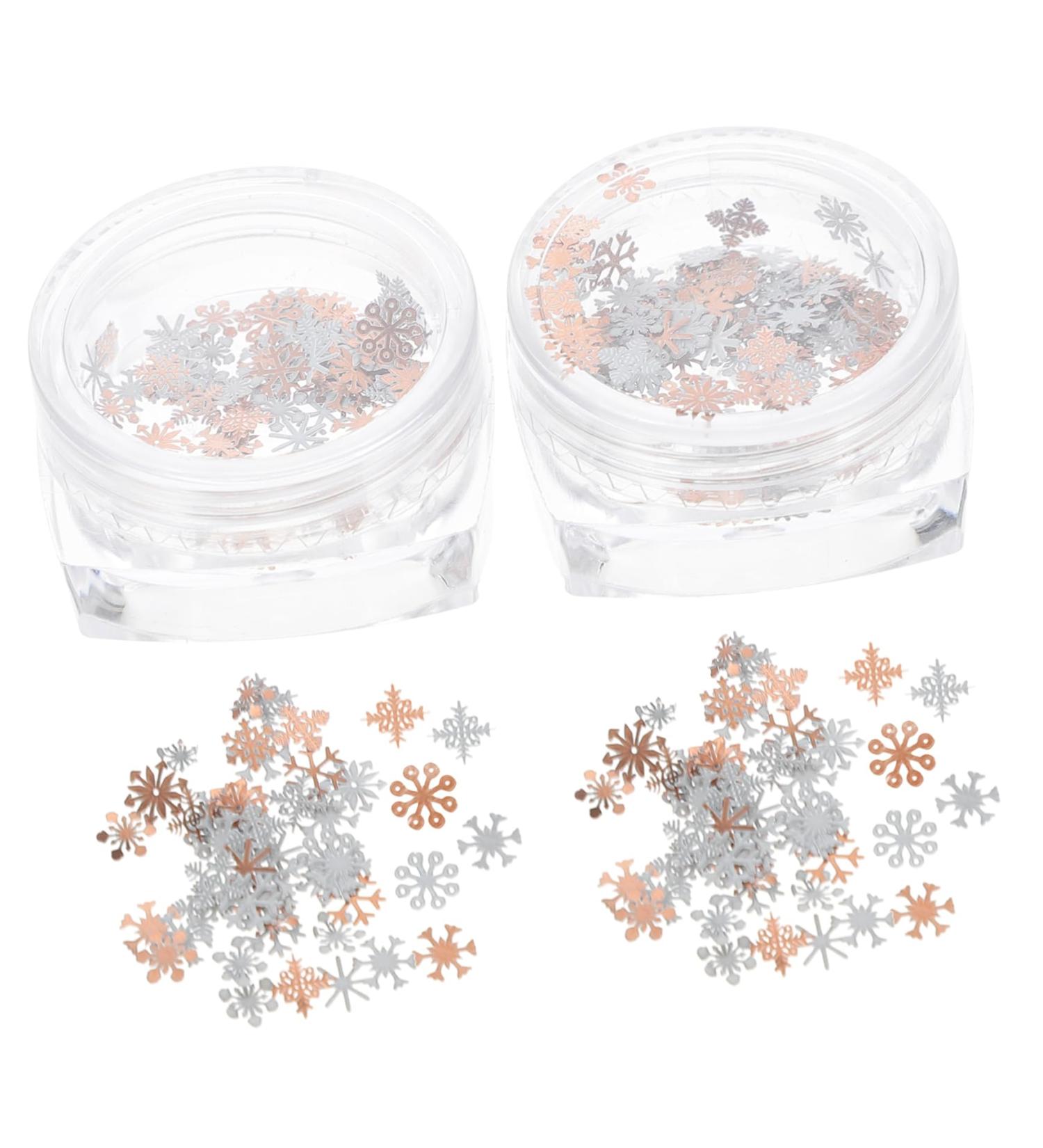 Shop Healeved Nail Art Accessories - Glitter Snowflake Confetti & Flakes for Manicures & Crafts | International Shipping - Buy Online on GoSupps.com