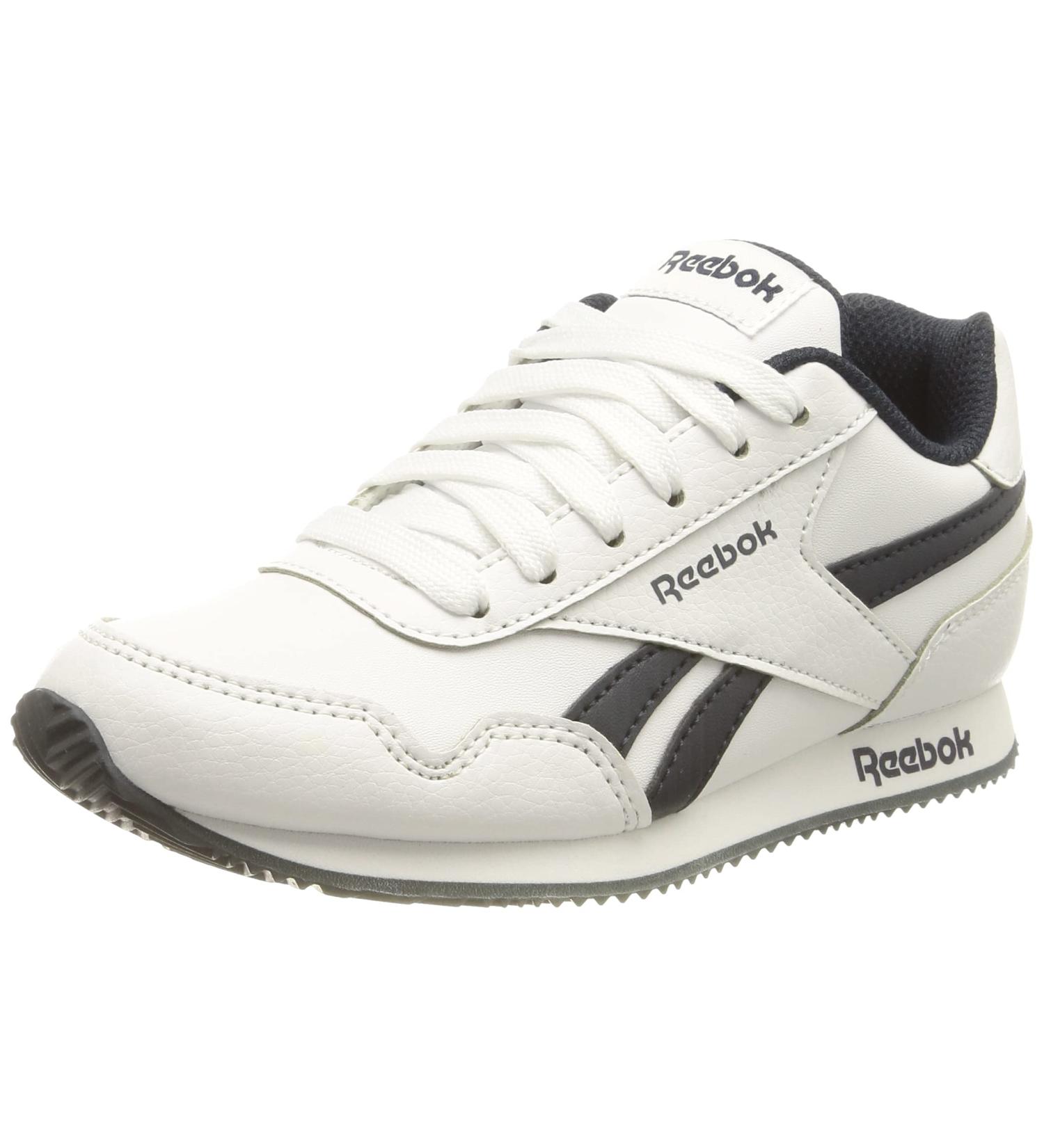 Reebok Boy's Royal Classic Jogger 3 Sneakers - White/Collegiate Navy - Size 4.5 UK - Buy Online on GoSupps.com