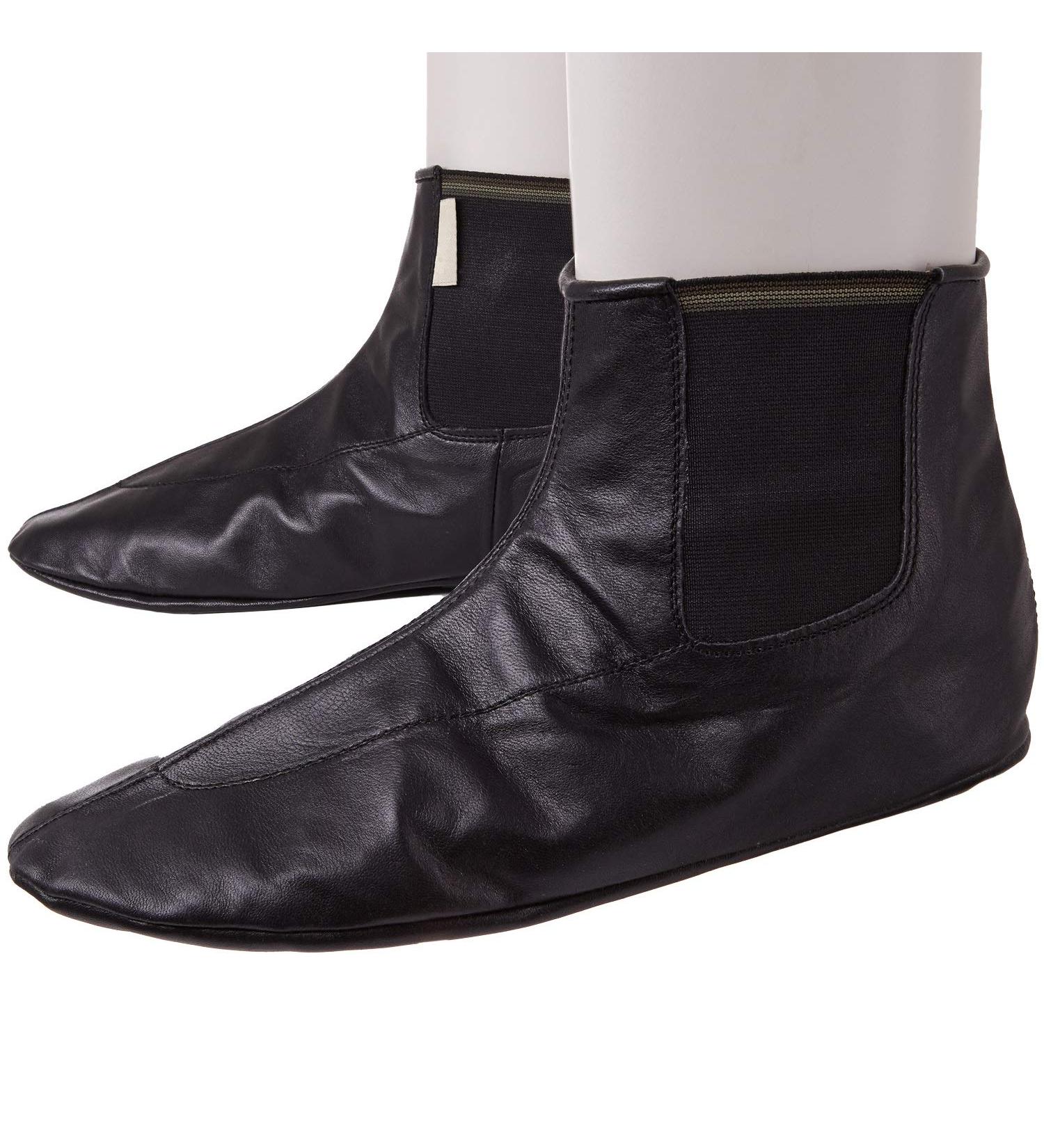 Premium Waterproof Leather Socks - Thin Lightweight & Easy to Wear - Perfect for Prayer & Everyday Use (Size 45 Black) - Buy Online on GoSupps.com