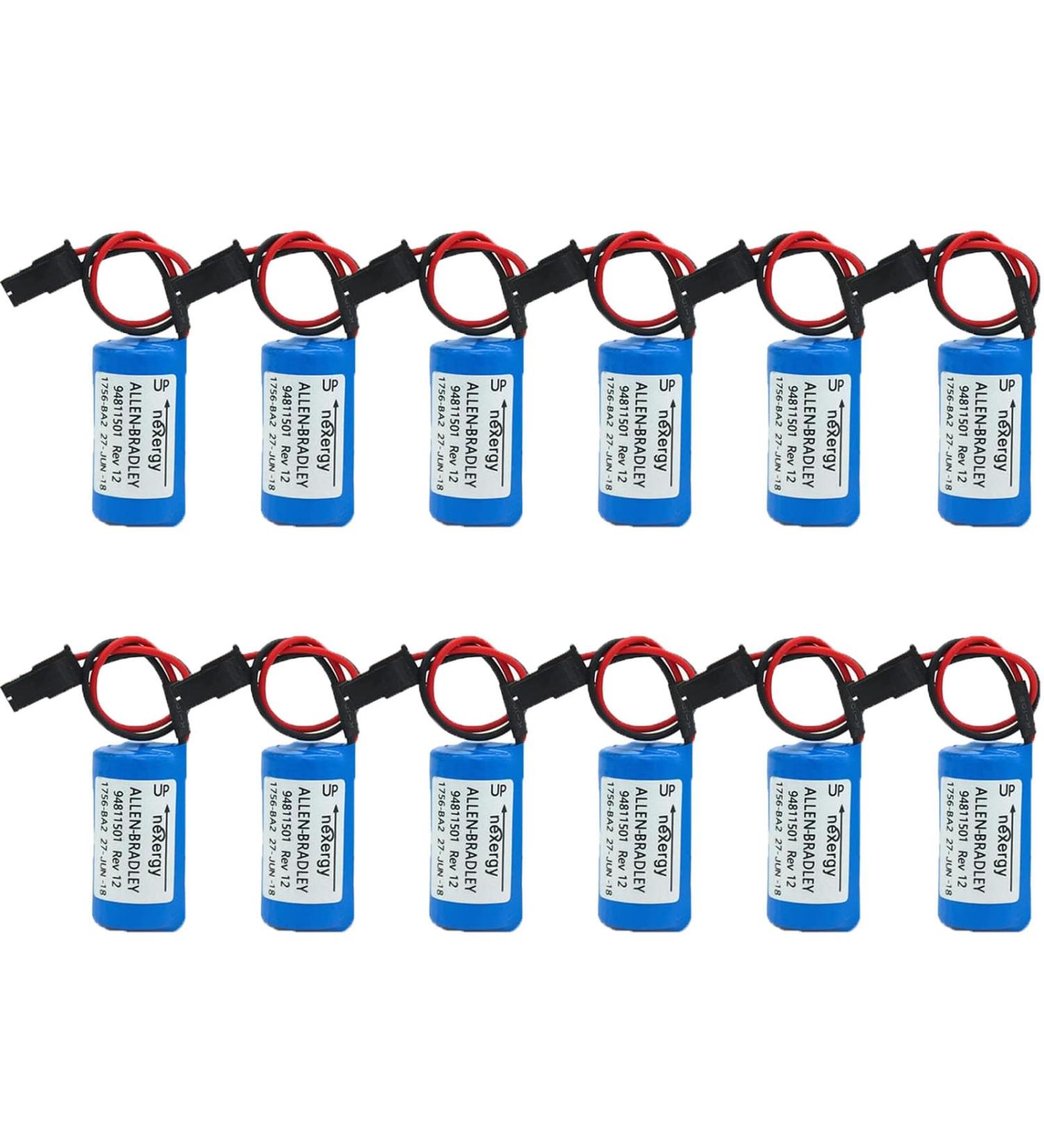 WELLVEUS 12 Pack 1756-BA2 PLC Battery Replacement for Allen Bradley 1756-BA2 BR2/3A-AB 1745-B1 - International Shipping Available - Buy Online on GoSupps.com