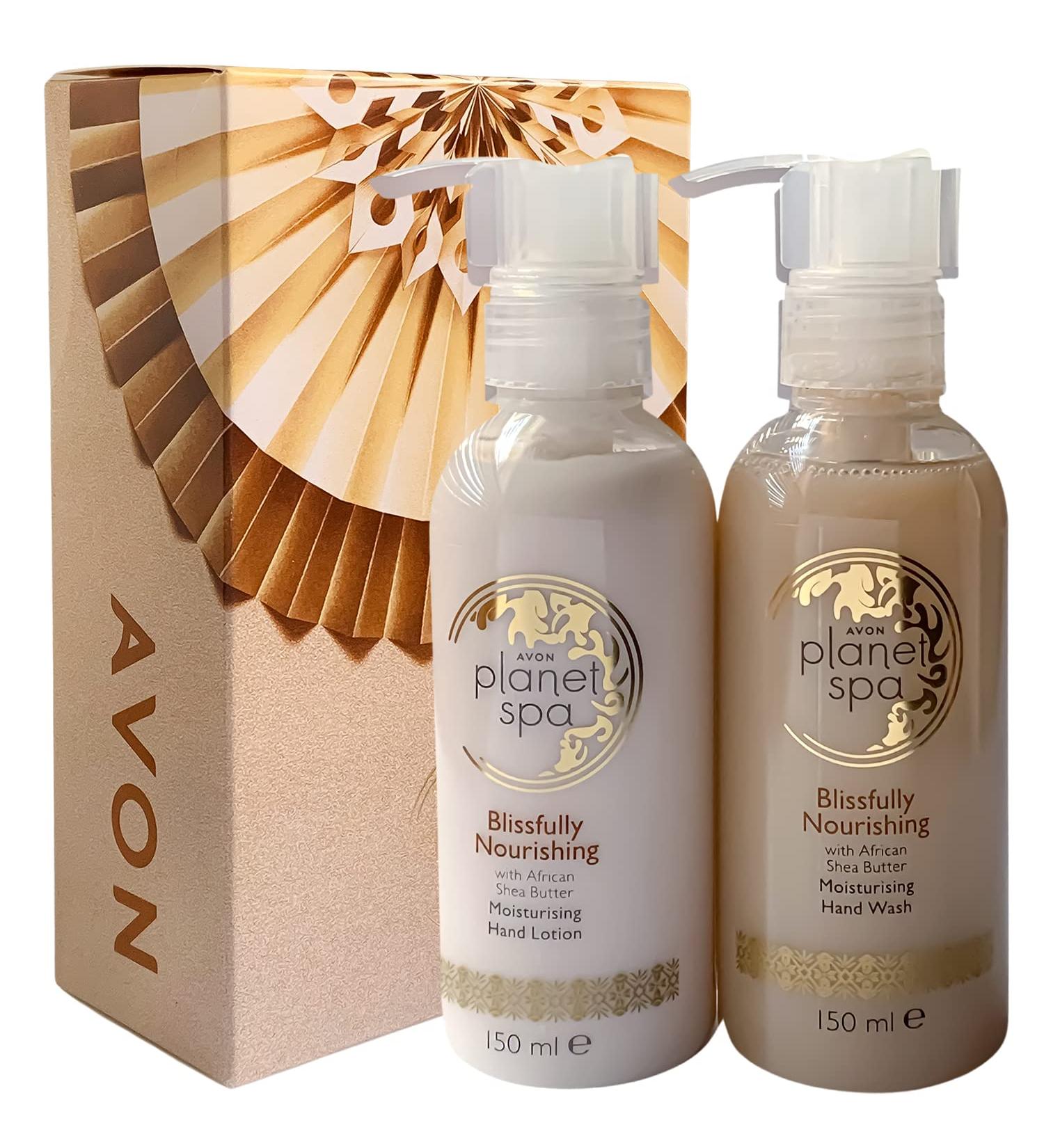 Planet Spa Blissfully Nourishing Gift Set - Avon Hand Wash & Lotion 150 ml in Elegant Gift Box - Ideal International Gift - Buy Online on GoSupps.com