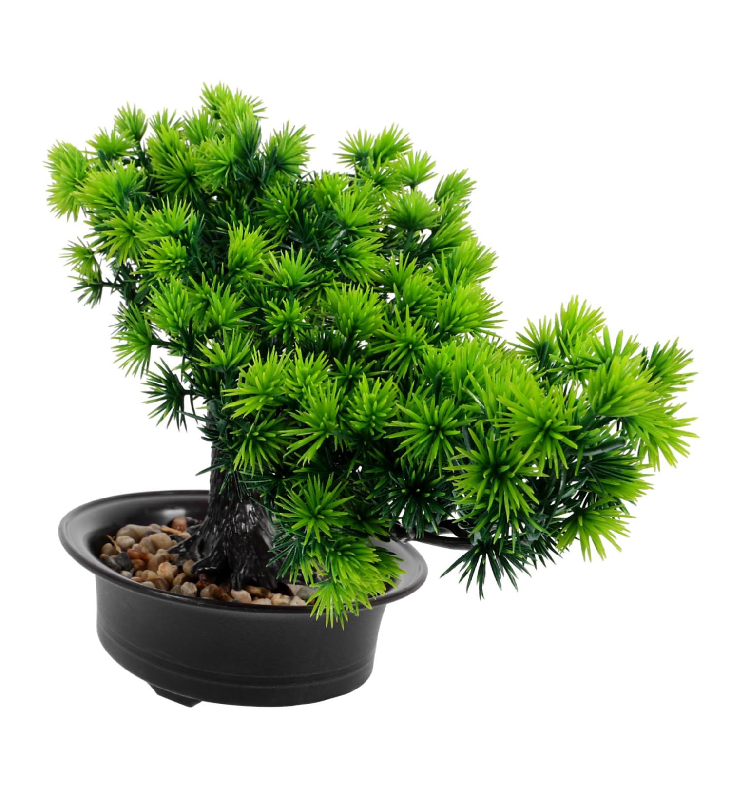 LIFKICH Home Decor Artificial Pine Potted Plant Fake Planta House Plants Bonsai Tree Decor Artificial Plants Household Fake Pine Simulation Tree Plant Fake Plants Office Ornaments Indoor - Buy Online on GoSupps.com