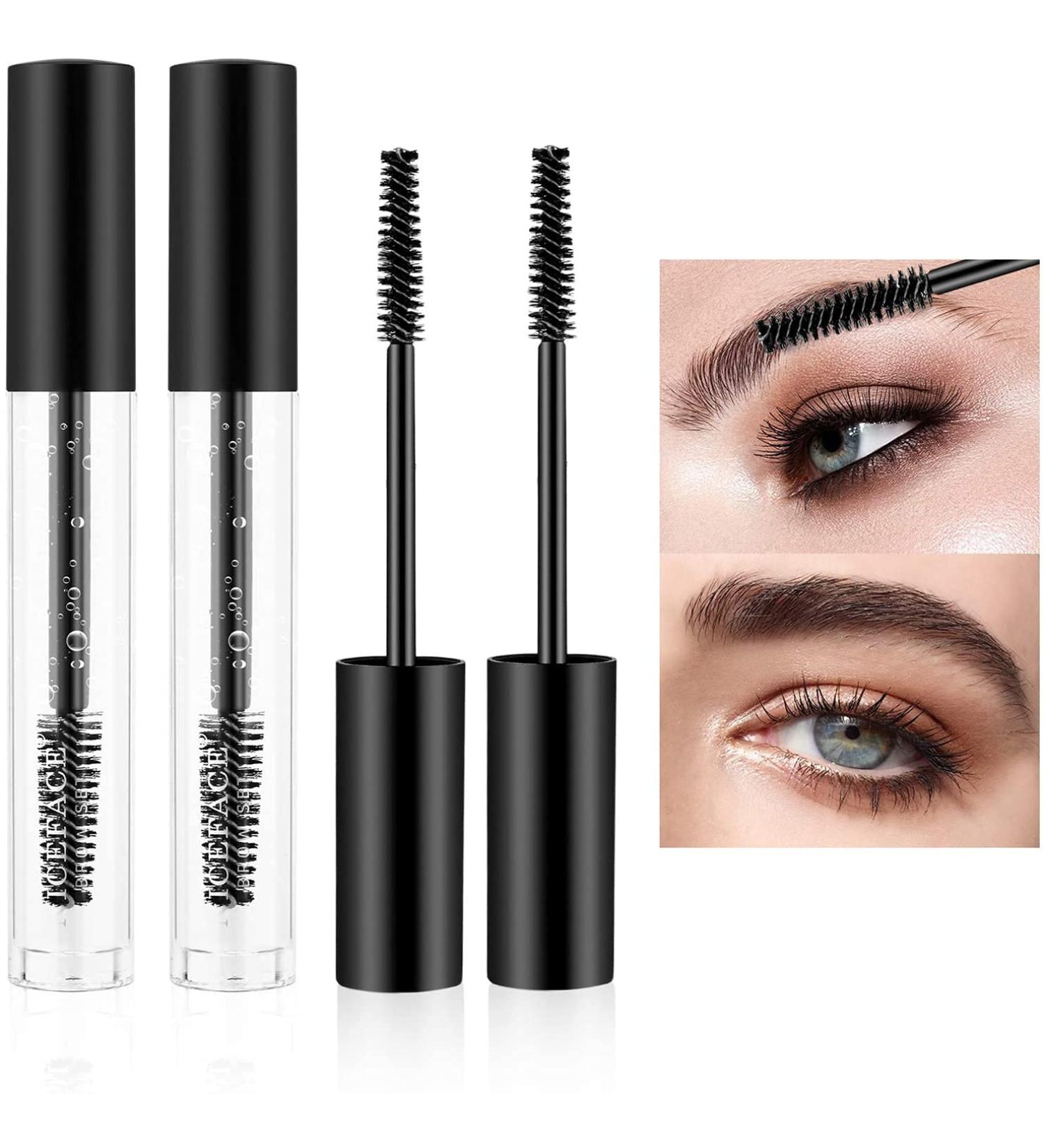 Mimore 2PCs Clear Eyebrow Gel - Waterproof Brow Styling & Repair Fluid | 3D Fixing Gel for Perfect Eyebrows - Buy Online on GoSupps.com