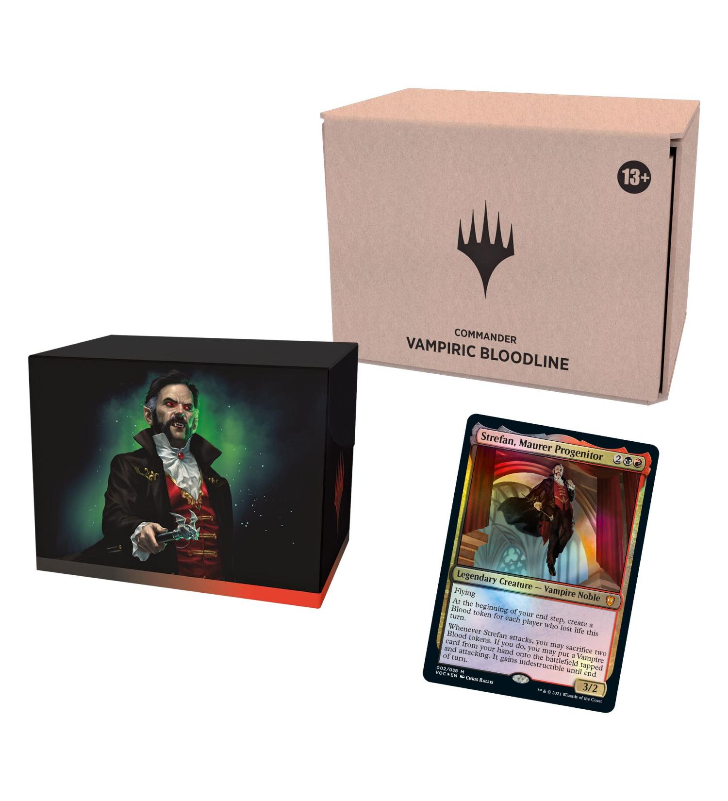 MTG Innistrad Crimson Vow Vampiric Bloodline Commander Deck (Black-Red) - Minimal Packaging - Buy Online on GoSupps.com