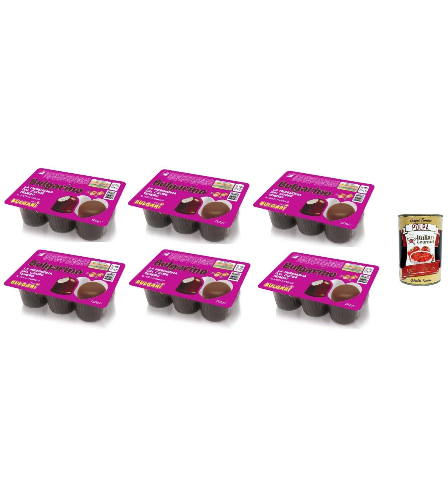  Italian Gourmet E.R. Bulgari Bulgarino Set of 3 snacks with a delicate center 120g + Italian Gourmet Polpa 400g - Buy Online on GoSupps.com