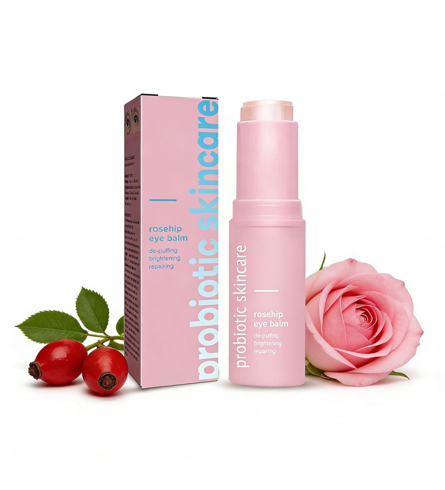 1 x eye stick rose hip 3 g moisturizing multibalm for dark circles and puffiness moisturizing eye stick antiwrinkle fades fine lines tight and moist 1 - Buy Online on GoSupps.com