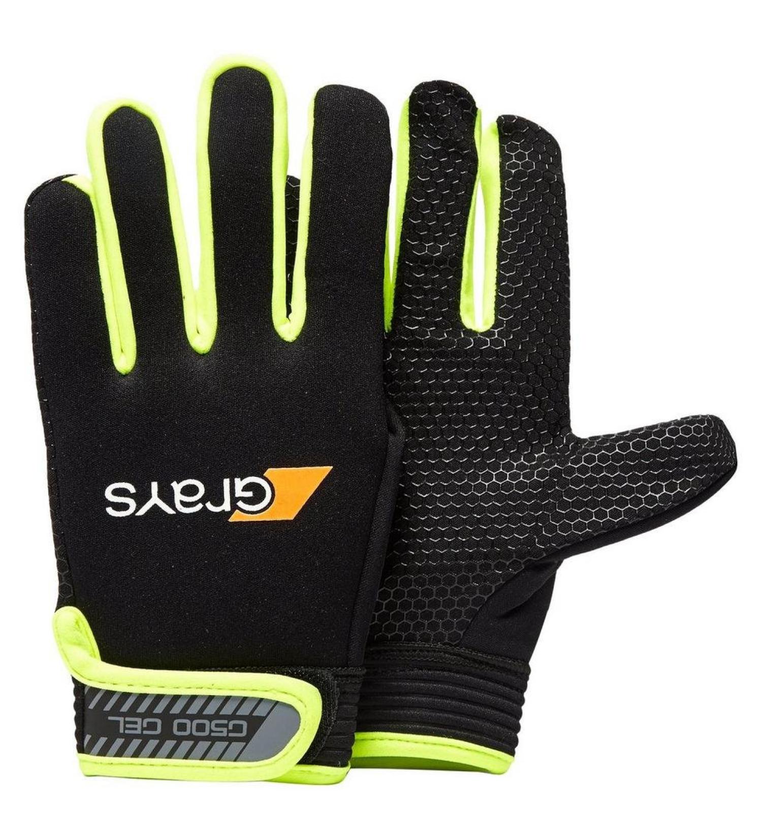 GRAYS G500 gel gloves black/neon yellow