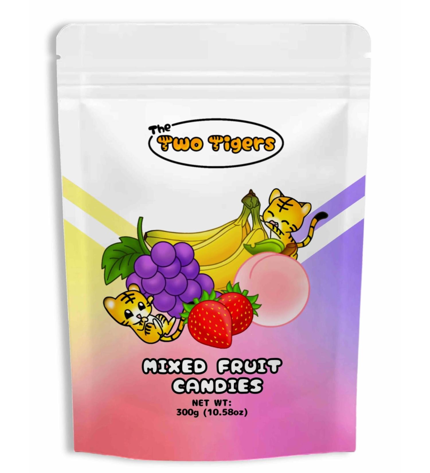 Assorted Fruit Hard Candy Banana Grape Strawberry Peach Gourmet Gift for Special Occasions Plant-Based Bulk Flavors of Fruit snacks Individually Wrapped Candy to Share - 300g 1 - Buy Online on GoSupps.com