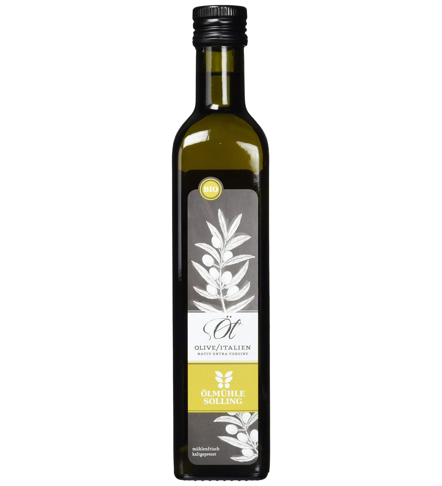 Solling Olive Oil / Italy Extra Virgin Natural + Cold Pressed 500 ml Organic - Buy Online on GoSupps.com