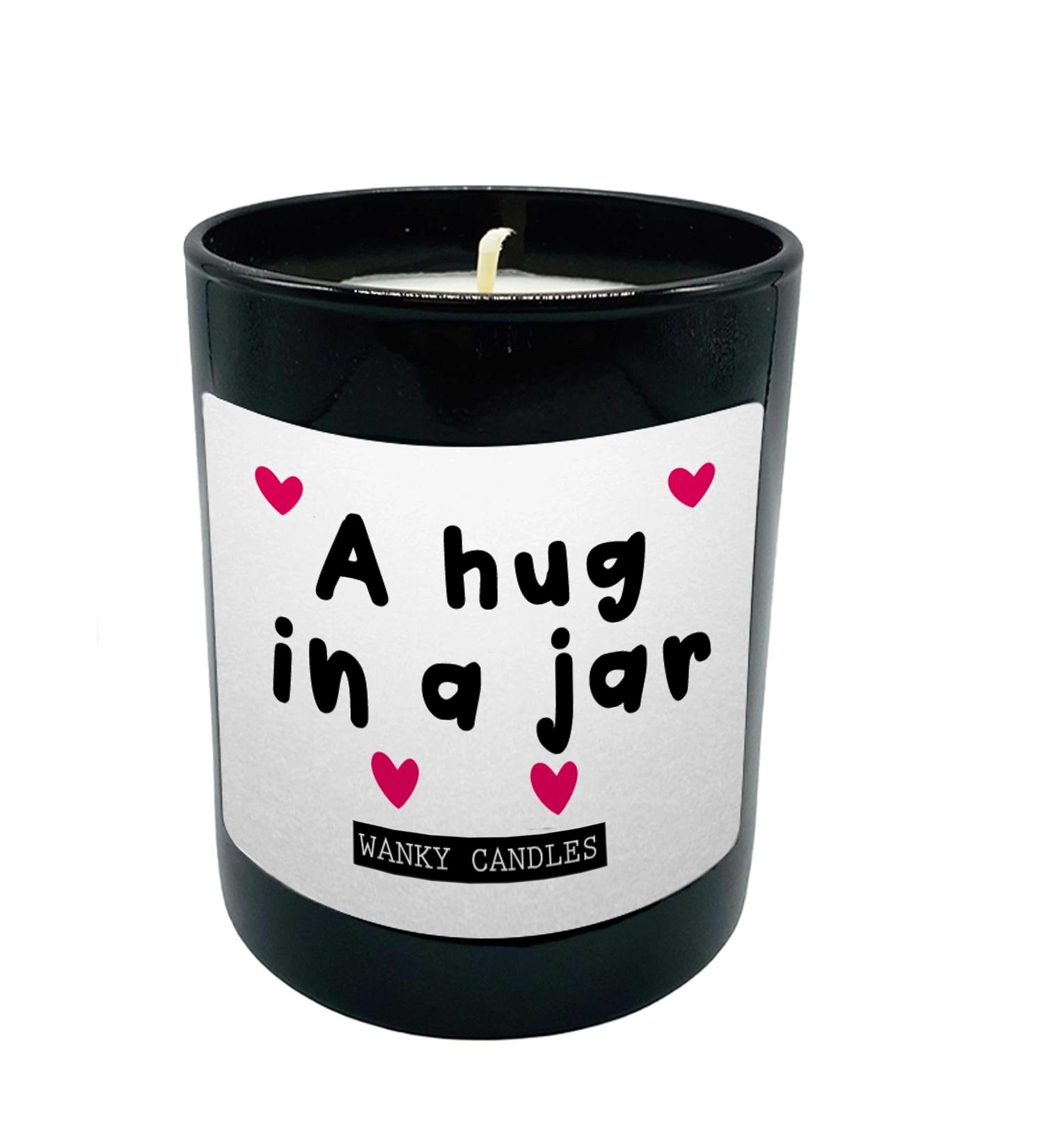 Hug in a Jar: Funny Friendship Candle Gift for Best Friends - Christmas & Birthday Candle for Women and Men - Buy Online on GoSupps.com