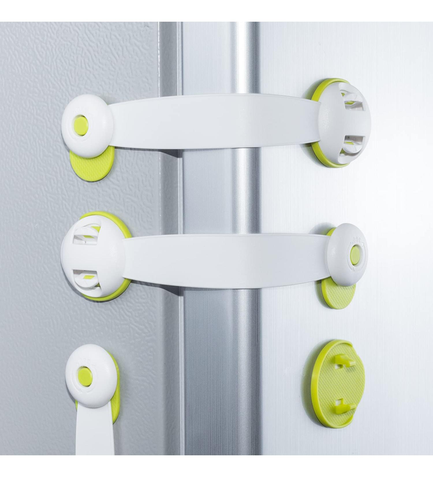 5 Pack Refrigerator Door Lock - Child Safety Cabinet Locks for Cabinets, Sliding Doors, Drawers, and More - Buy Online on GoSupps.com