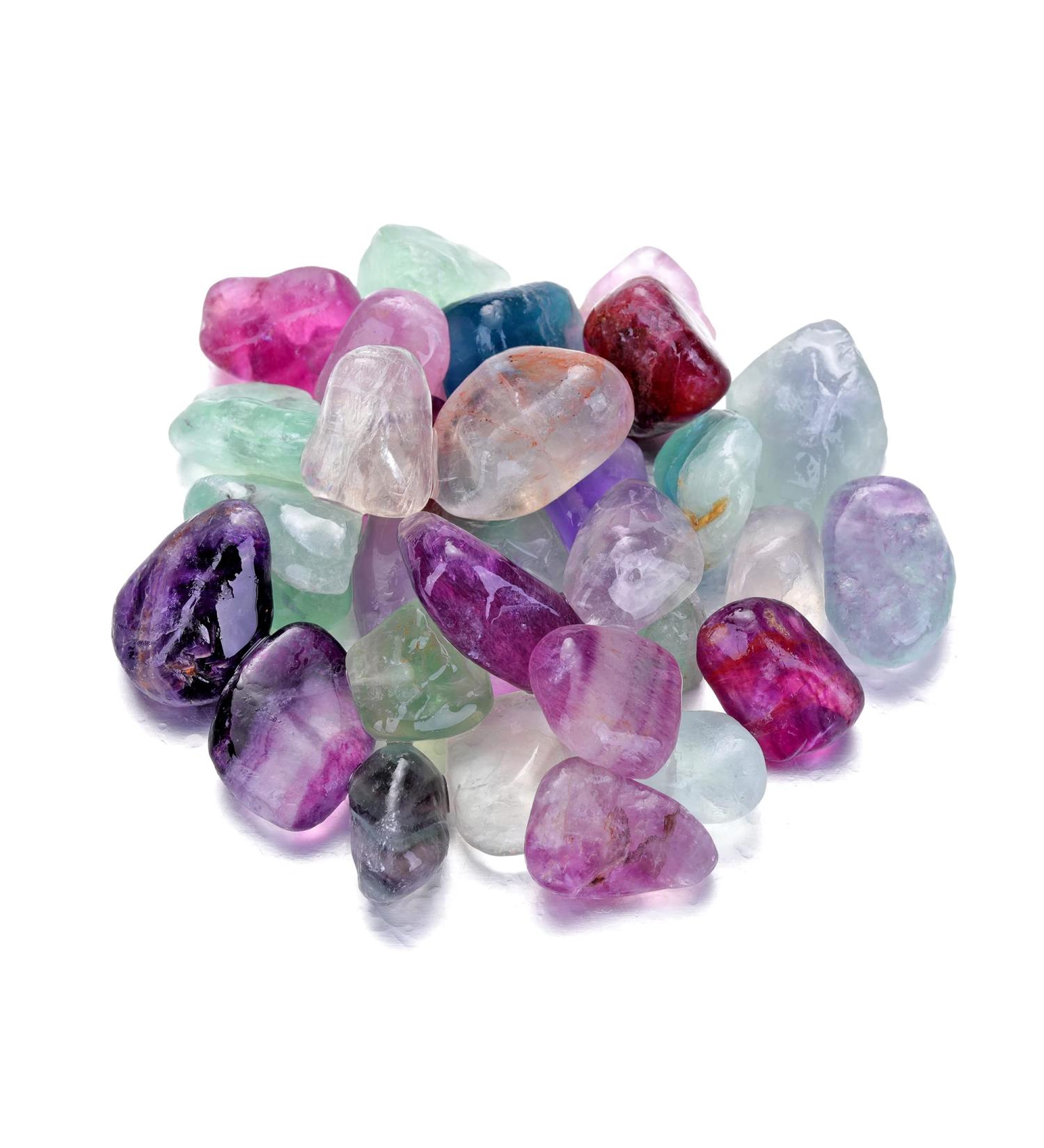 Top Plaza Fluorite Crystal Stones - Natural Reiki Healing Gemstones for Energy Therapy and Meditation - 0.22Lb - Buy Online on GoSupps.com