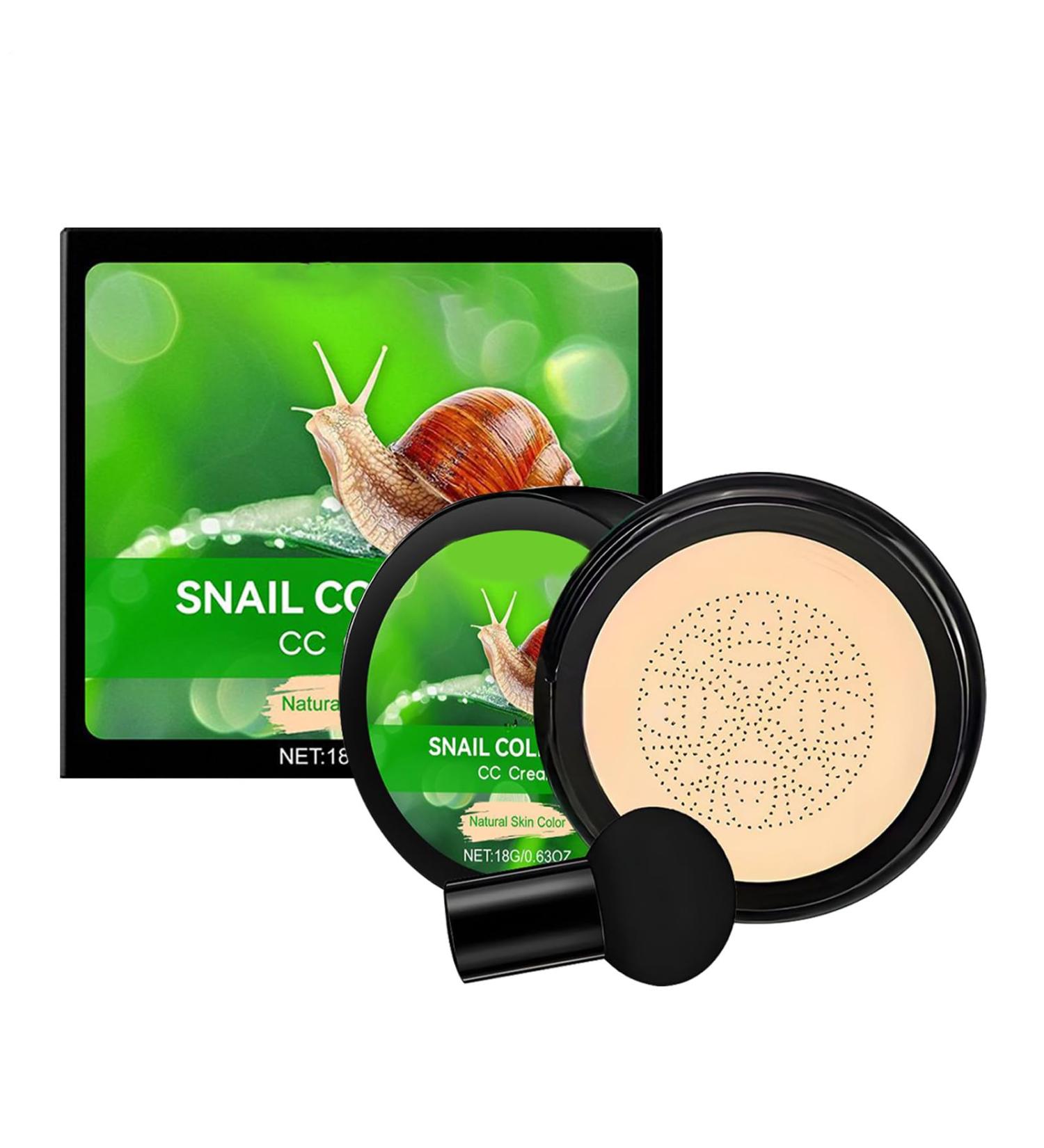  Ruwshuuk CC Foundation Cream Gentle Daily Concealer CC Mattifying Cream with Air Cushion for Sensitive Oily Skin - Daily Touch-Up - Buy Online on GoSupps.com