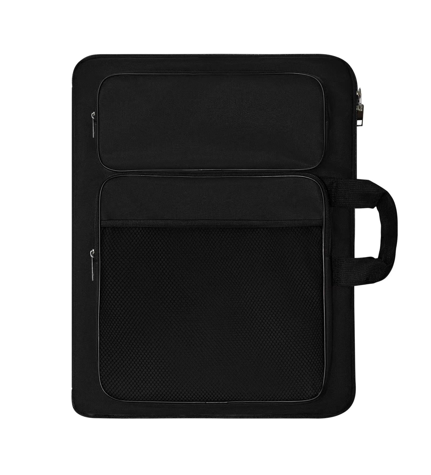 TreochtFUN Kids Art Portfolio 15x18 - A3 Organizer Case for Child Artwork - Black Art Bag with Tote and Backpack - Buy Online on GoSupps.com