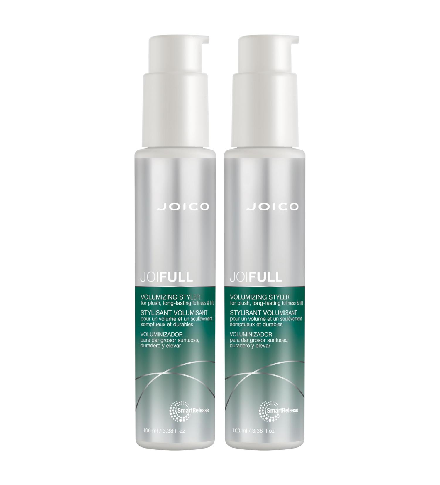 JoiFULL Volumizing Styler | For Fine Thin Hair | Add Instant Body | Long-Lasting Volume & Texture | Protect Against Pollution | With Rice Protein & Bamboo Extract | 3.38 Fl Oz 3.38 Fl Oz (Pack of 2) - Buy Online on GoSupps.com