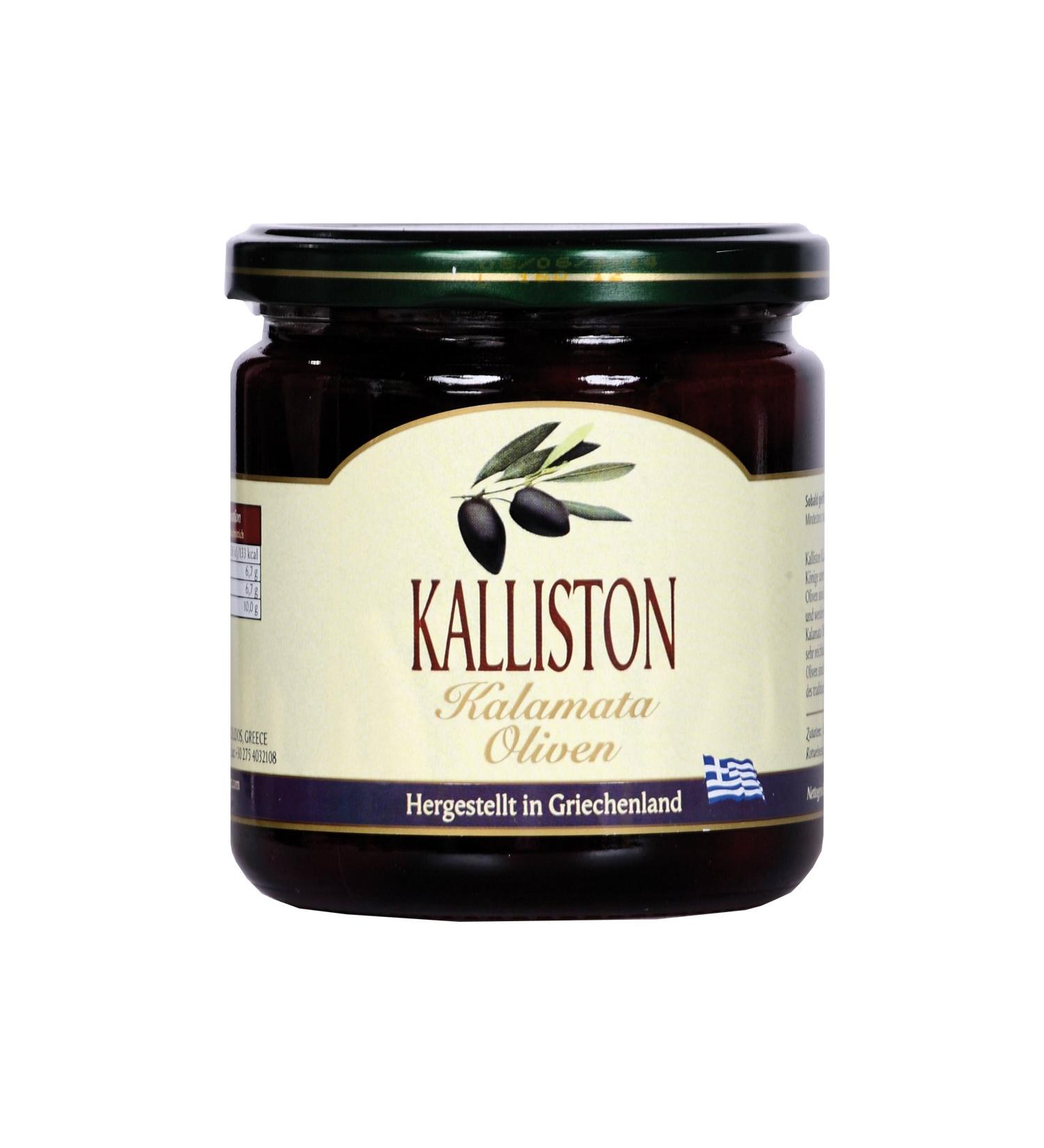 Kalliston Kalliston - Kalamata Greek Olives with Pitter - 8201004 - 380 g