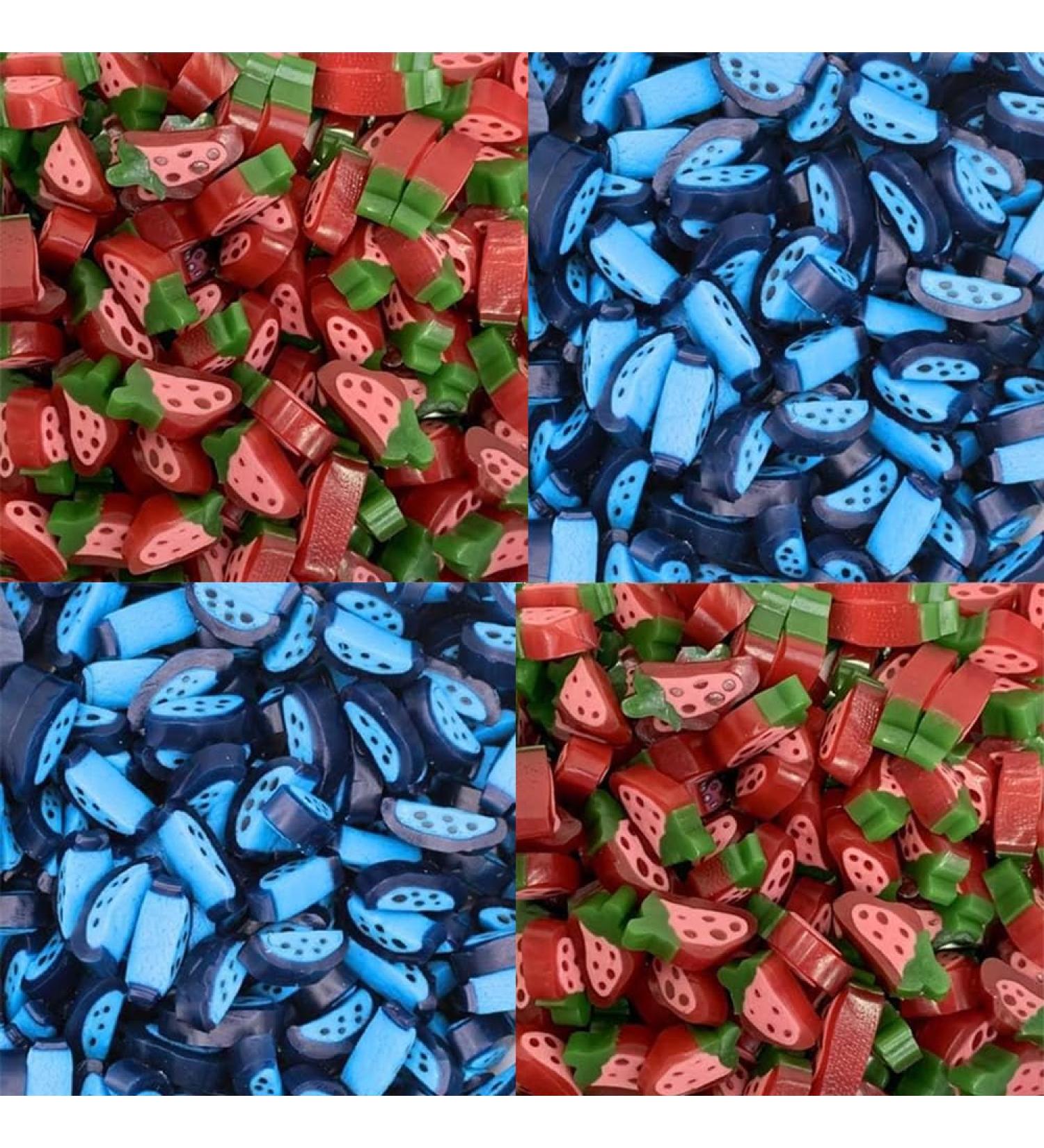 Strawberry Raspberry Flavore Liquorice Slices Bag - Flavoured Sweets with a Sugar Paste Filling (2kg Mixed) Mixed 2kg