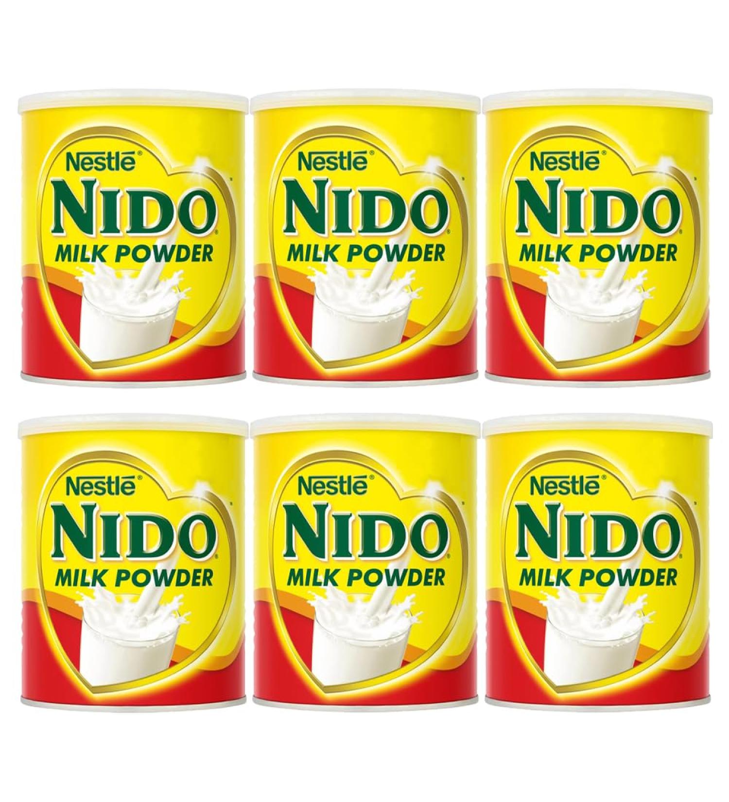 Nido Milk Powder Full Fat Whole Tea Coffee Whitener Dairy Drink Baking Cooking 400g Pack of 6 with Welari Thank You Card | (6pack) - Buy Online on GoSupps.com