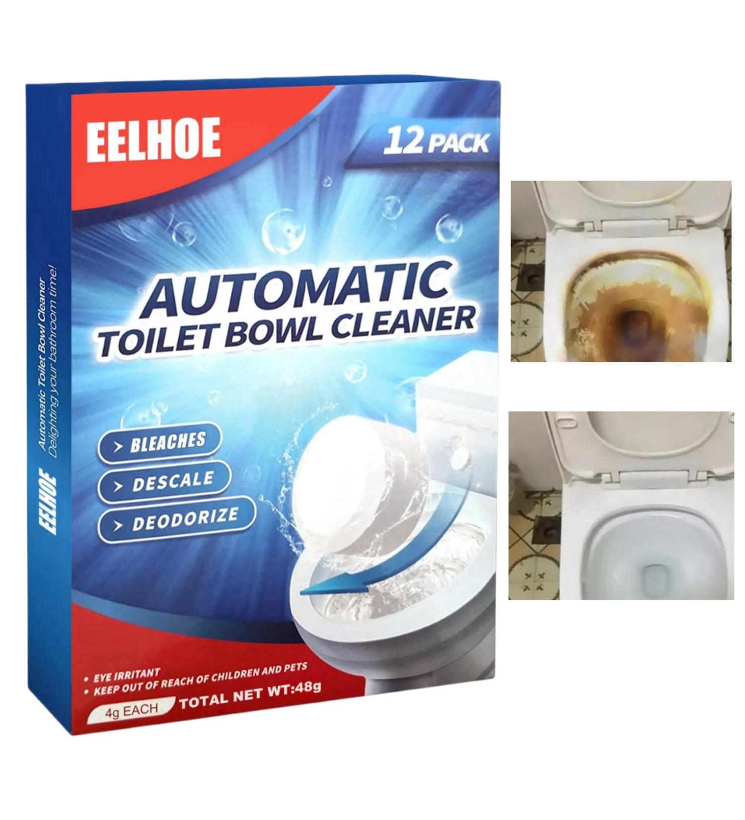 Toilet Bowl Cleaner 12PCS Toilet Cleaner Tablets Toilet Limescale Remover Toilet Cleaning Toilet Block Bleach Foam Toilet Cleaner and Descaler Fizzy Foam Toilet Cleaner Bleach Cleaner Stain Remover - Buy Online on GoSupps.com