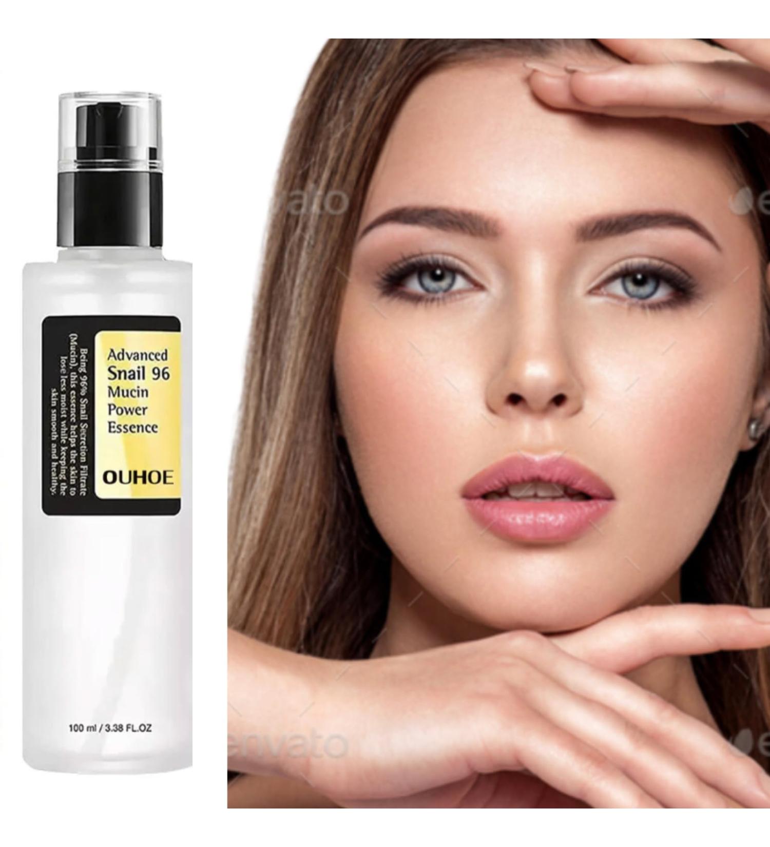 SNAIL MUCIN SERUM MOISTURIZER-Advanced Snail Mucin Serum Moisturizer 96.3%-Korean Skin Care for Flawless Wrinkle Free Super Moisturized Firm Radiant Facial Skin-100 ml - Buy Online on GoSupps.com