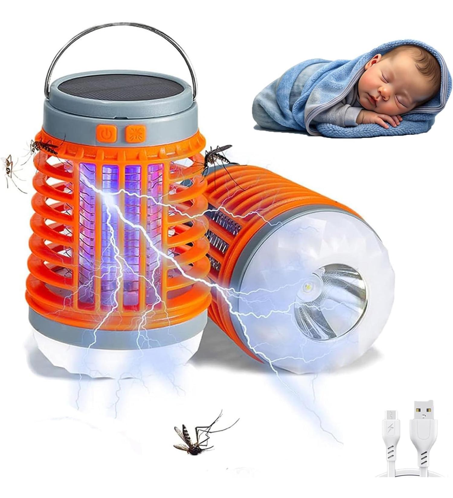 Mozz Guard 2024 New Mozzguard Zapper Outdoor Waterproof Mosquito Lamp Killer Portable 2-in-1 Cordless Mosquito Zapper Suitable for Home Garden Camping Picnic (2pcs) - Buy Online on GoSupps.com