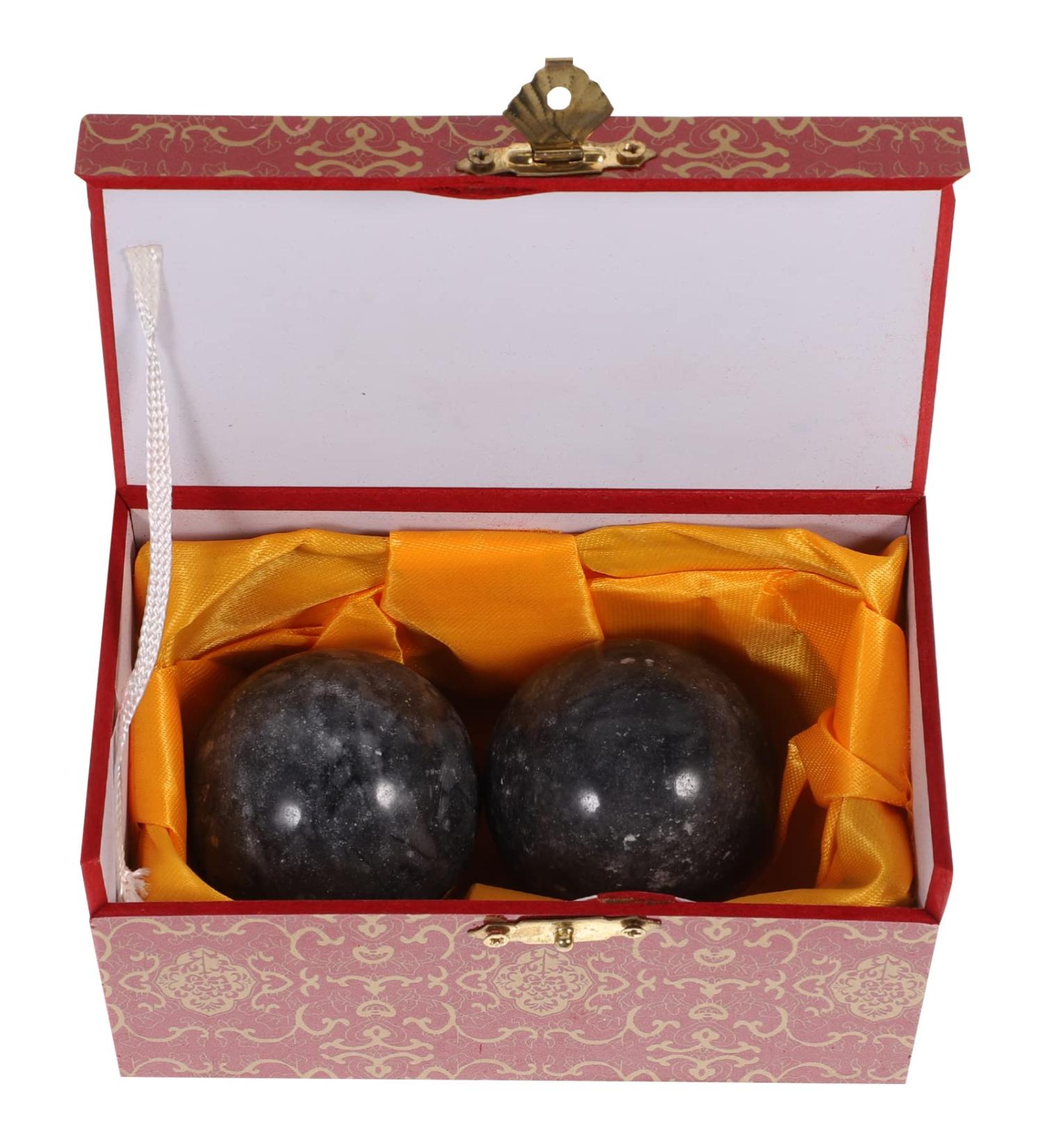 Coheali 2nd Handballs - Spiky Chinese Massage Balls for Fitness & Acupuncture | Baoding Balls for Health & Relaxation - Buy Online on GoSupps.com