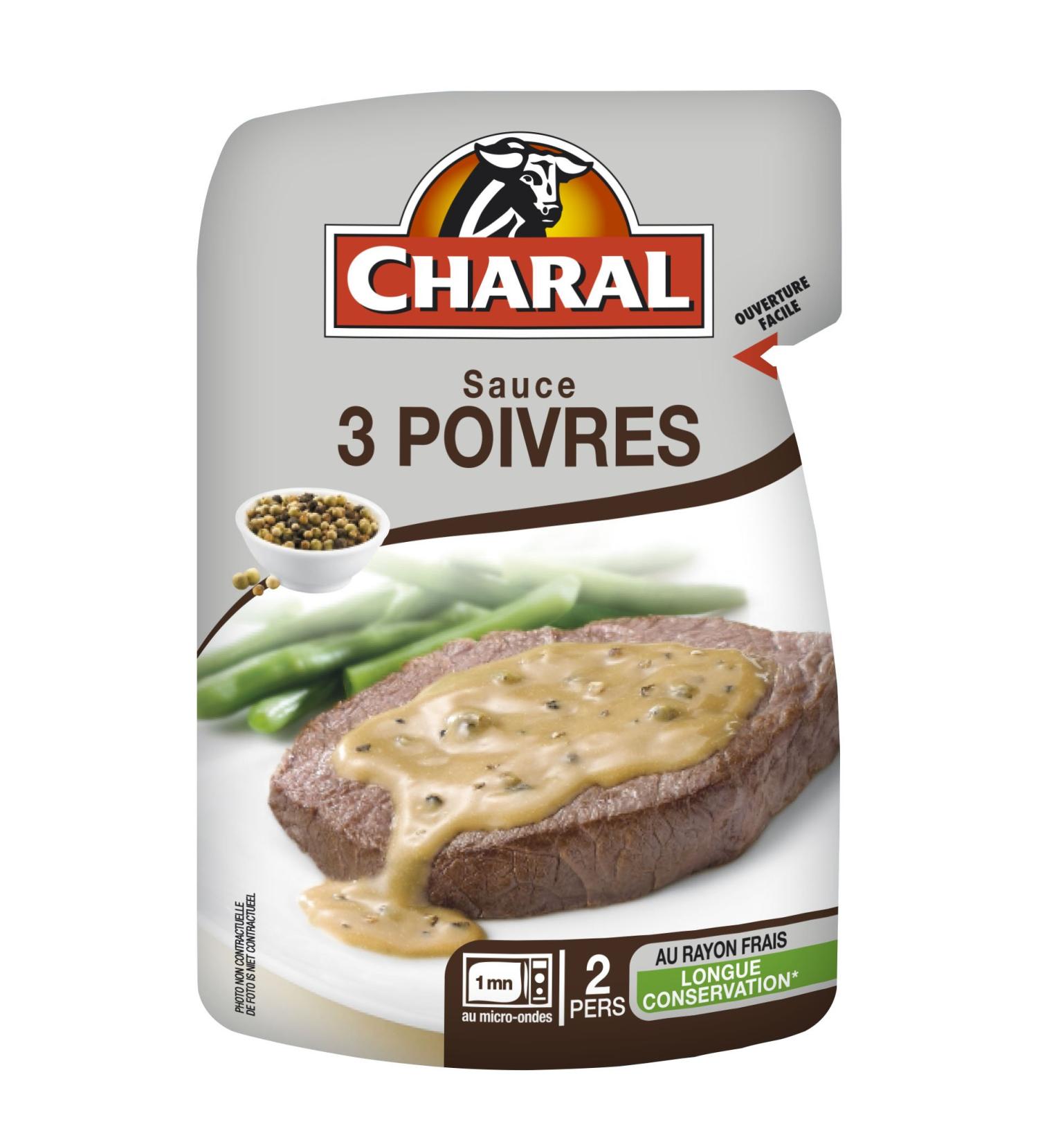 Charal Sauce 3 peppers - The bag of 120 g