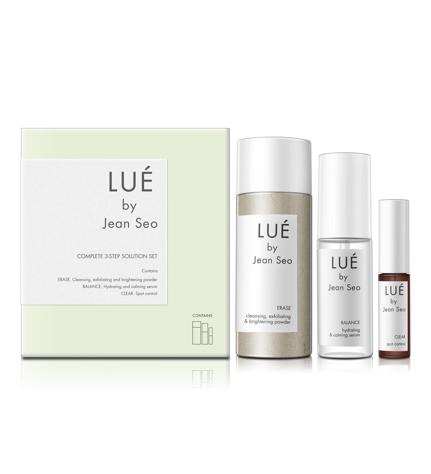 SKIN SOLUTION SET | 3-Step Regimen for All Skin Types | Exfoliant Hydrating Serum & Spot Control - Buy Online on GoSupps.com