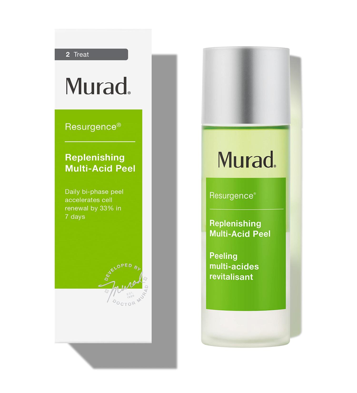 Murad Resurgence Replenishing Multi-Acid Peel - AHA/BHA Salicylic & Glycolic Face Peel - Skin Renewal Treatment 3.3 Fl Oz - Buy Online on GoSupps.com