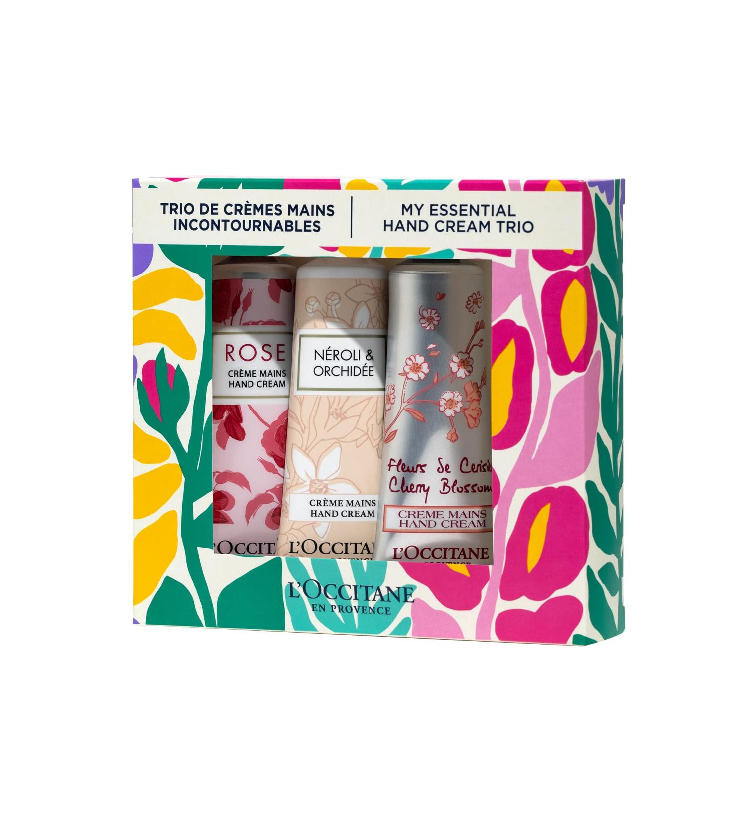 L'Occitane Floral Hand Cream 3-Piece Gift Set | Organic Shea Butter | 3 Oz | Floral-Scented Hand Creams - Buy Online on GoSupps.com