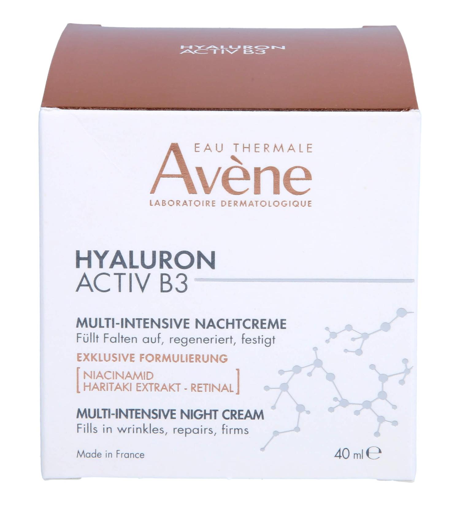 Av ne Hyaluron Activ B3 Multi-intensive Night Cream 40ml - Buy Online on GoSupps.com