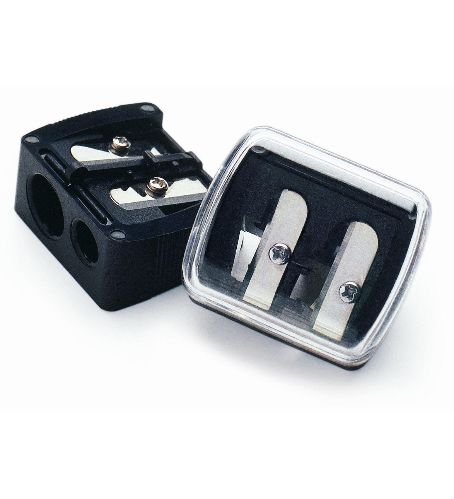 PRESTIGE COSMETICS Duo Sharpener - 6008, Black