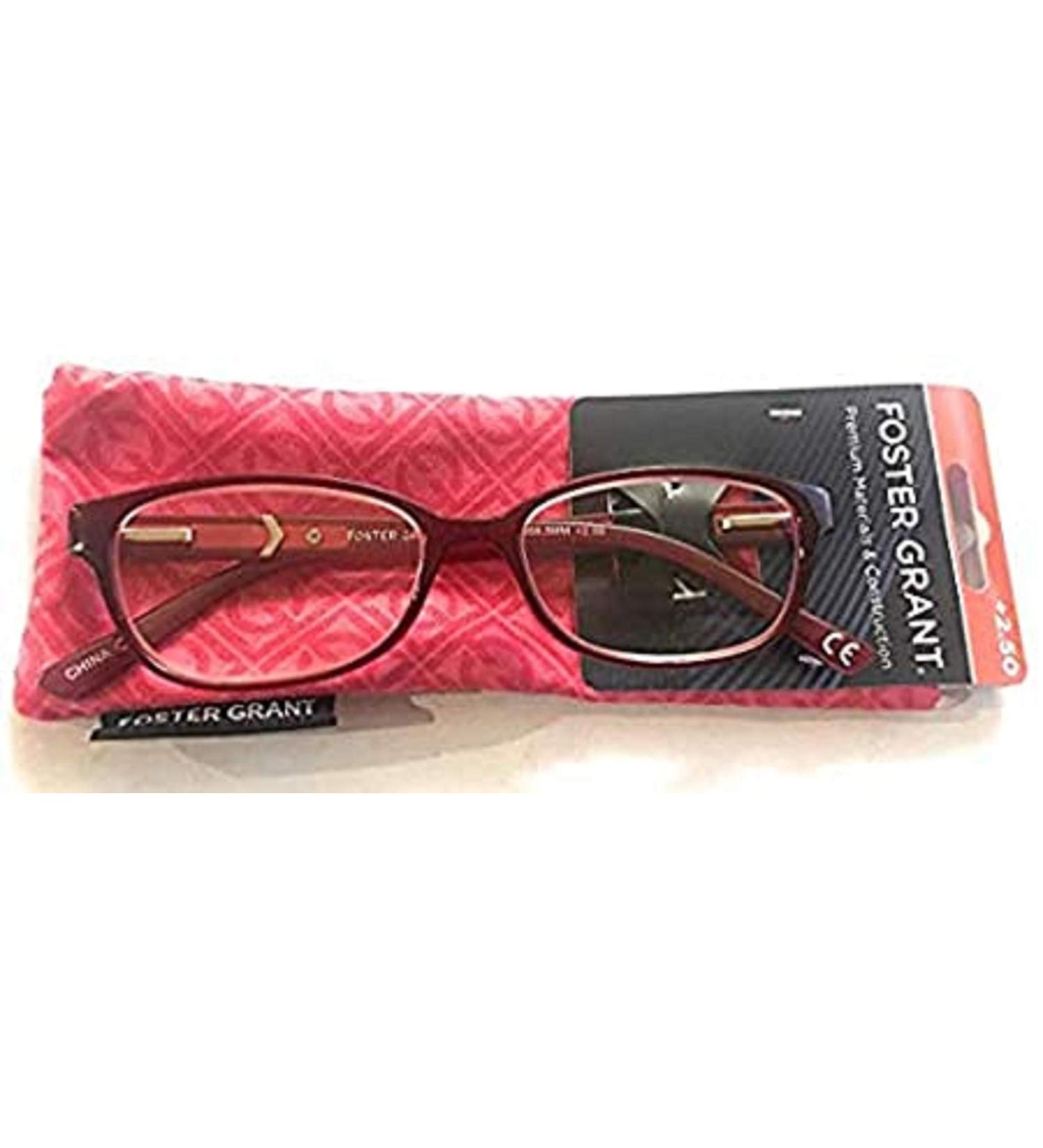 Foster Grant Evalina Women's Reading Glasses with Case +1.50