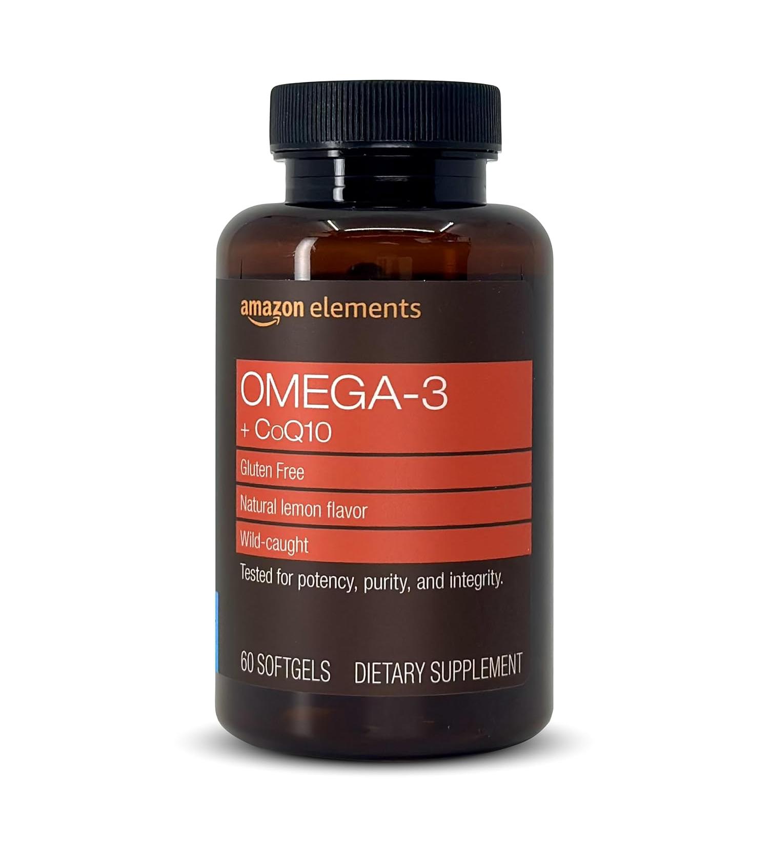 Revly Omega 3 Fish Oil + CoQ10 Softgels - Natural Lemon Flavor - 60 ct - Buy Online on GoSupps.com