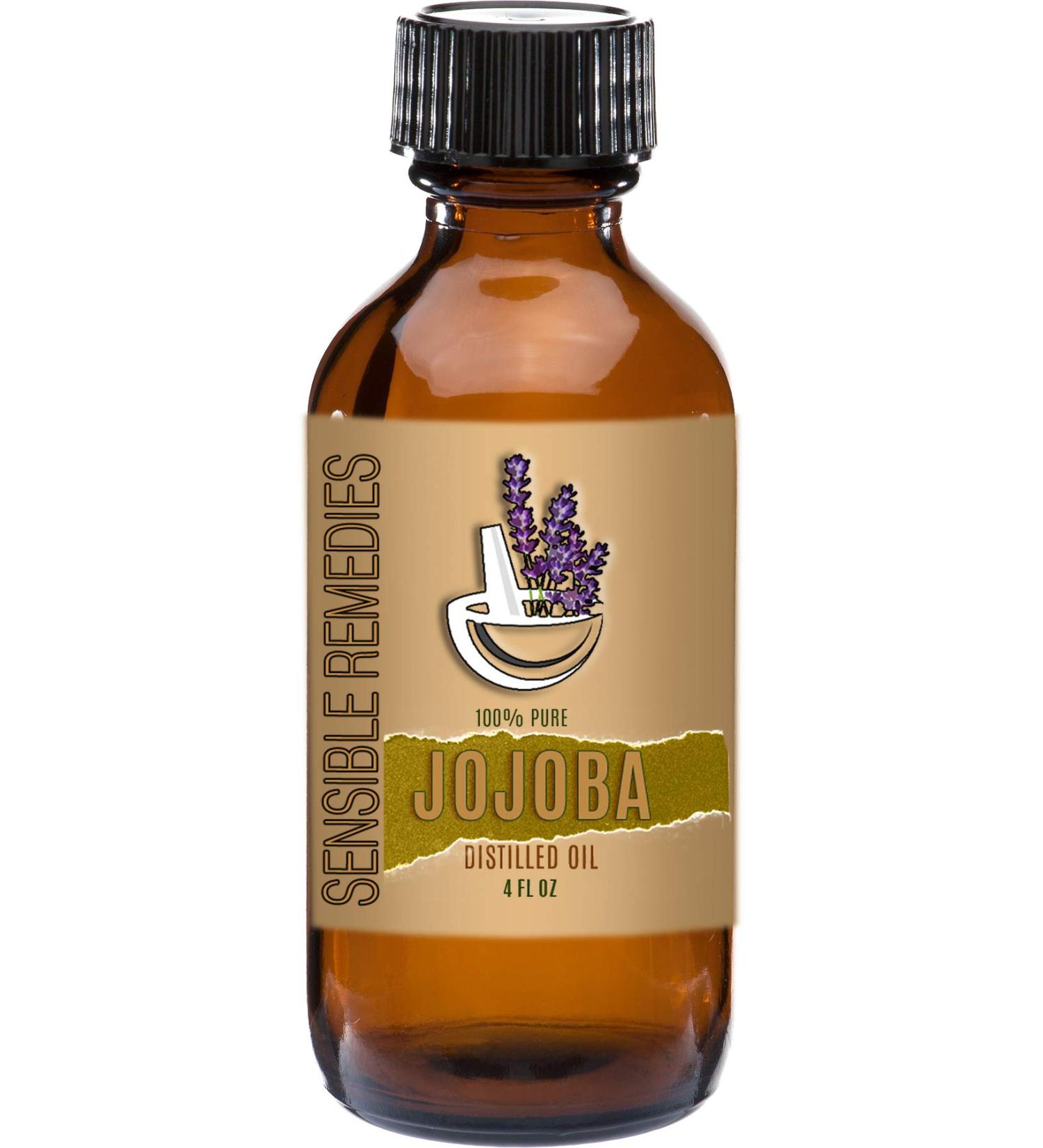 Sensible Remedies Jojoba (Golden) 100% Pure and Natural Distilled 4 fl oz - Buy Online on GoSupps.com