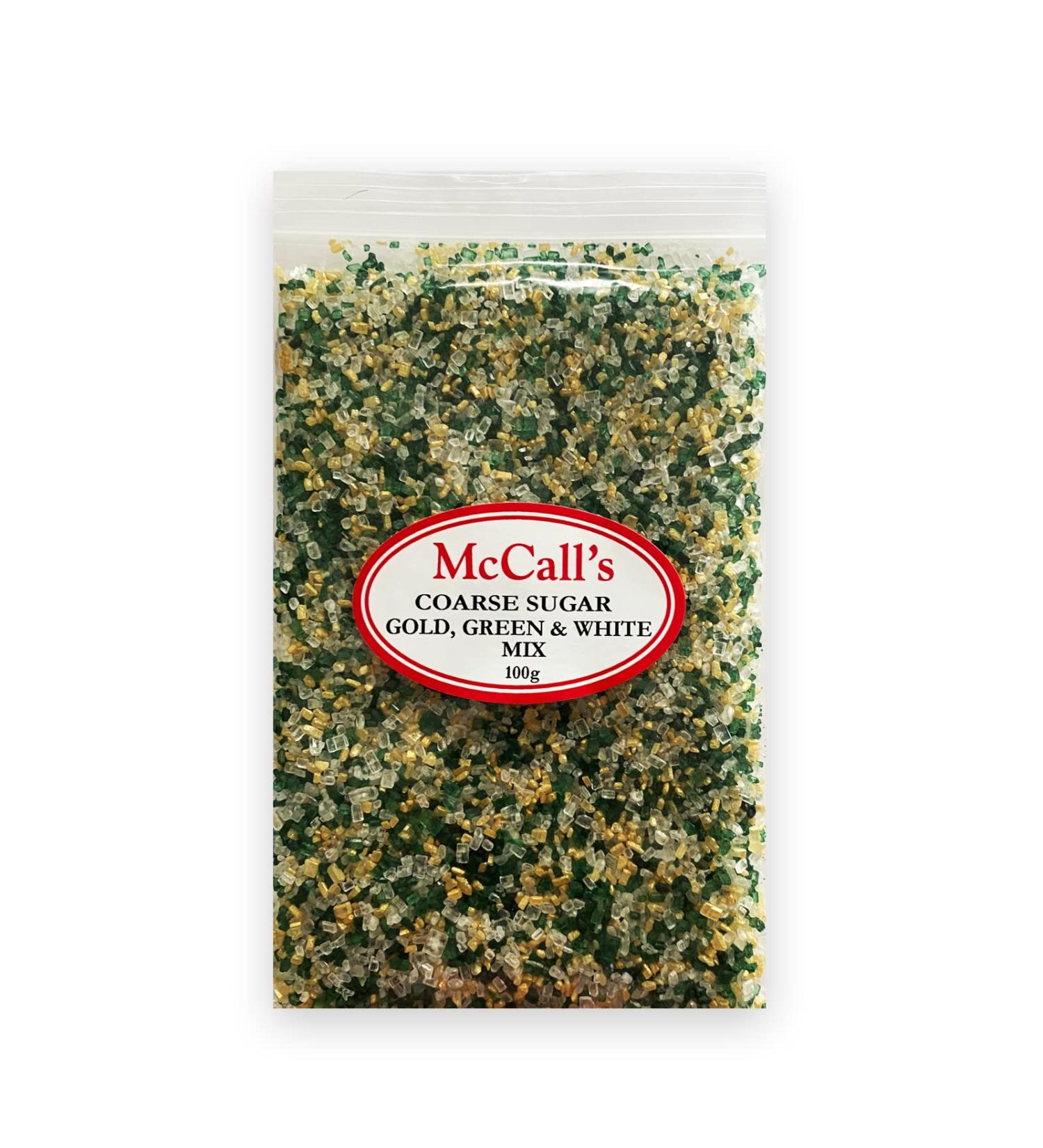 Coarse Sugar Gold Green & White Mix 100 g - Buy Online on GoSupps.com
