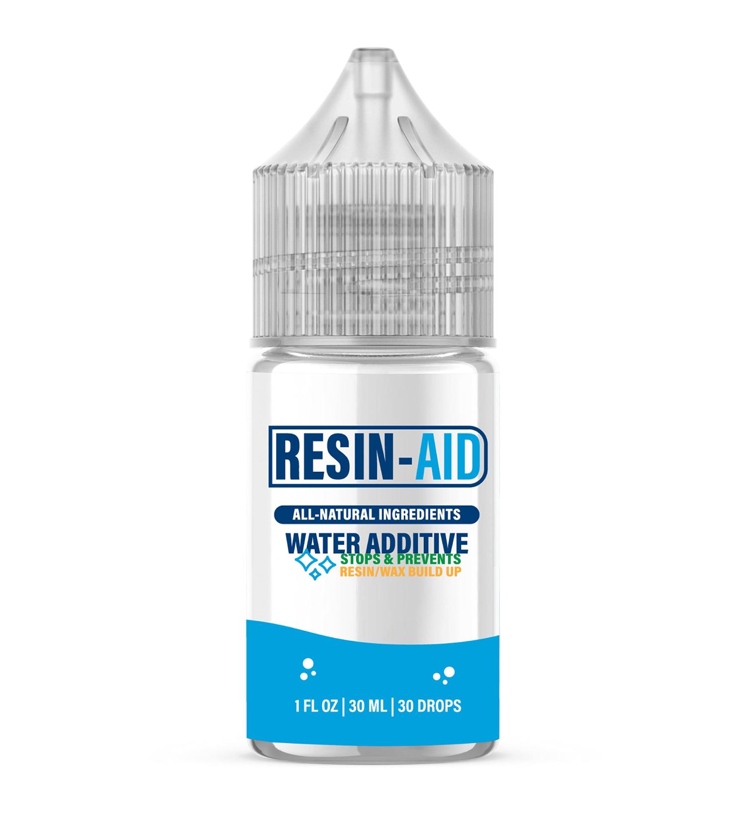 Resin-Aid Water Additive | All-Natural Resin Preventer - Treats Up to 10 Gallons | Shop Internationally - Buy Online on GoSupps.com