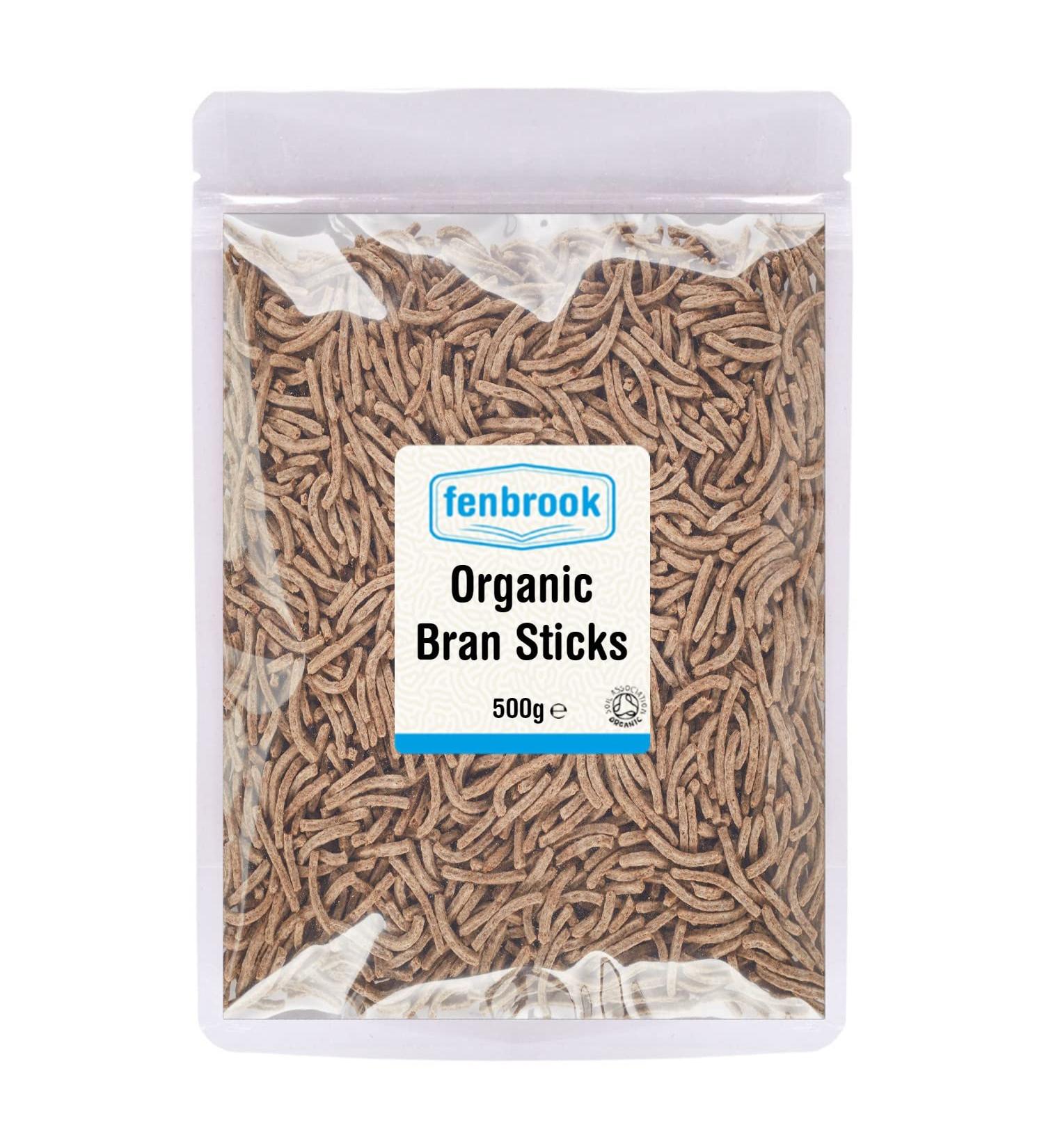Organic Bran Sticks 500g Certified Organic by Fenbrook Organic - Buy Online on GoSupps.com