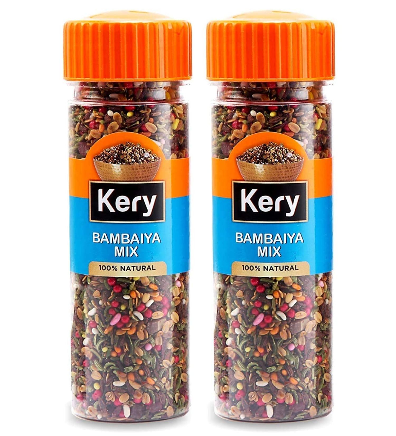 Kery Bambaiya Mix Mouth Freshener 2 Bottles 260g (Dhana Daal Mumbai Mukhwas)_Packing May Vary