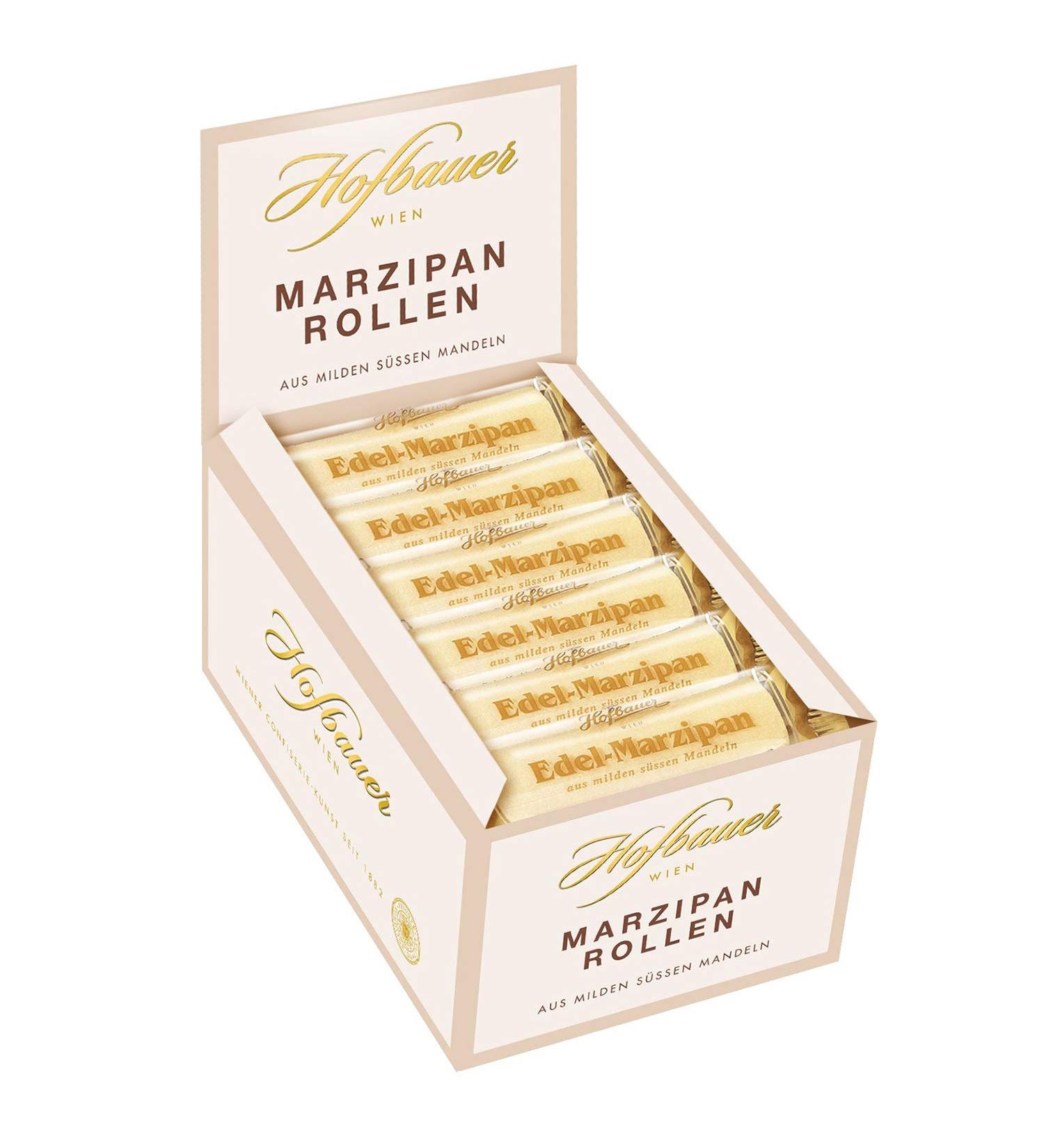 Hofbauer Vienna Roll Undipped Multipack - 20 Rolls (840g) | Premium Marzipan Delights for International Shipping - Buy Online on GoSupps.com
