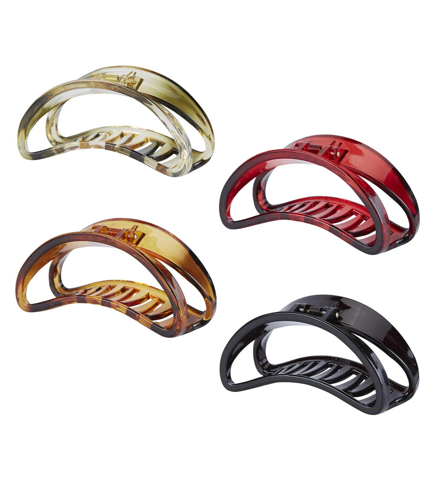 4 Pack Large Clear Butterfly Octopus Resin Hair Claw Clips - Women's Hair Accessories - Buy Online on GoSupps.com