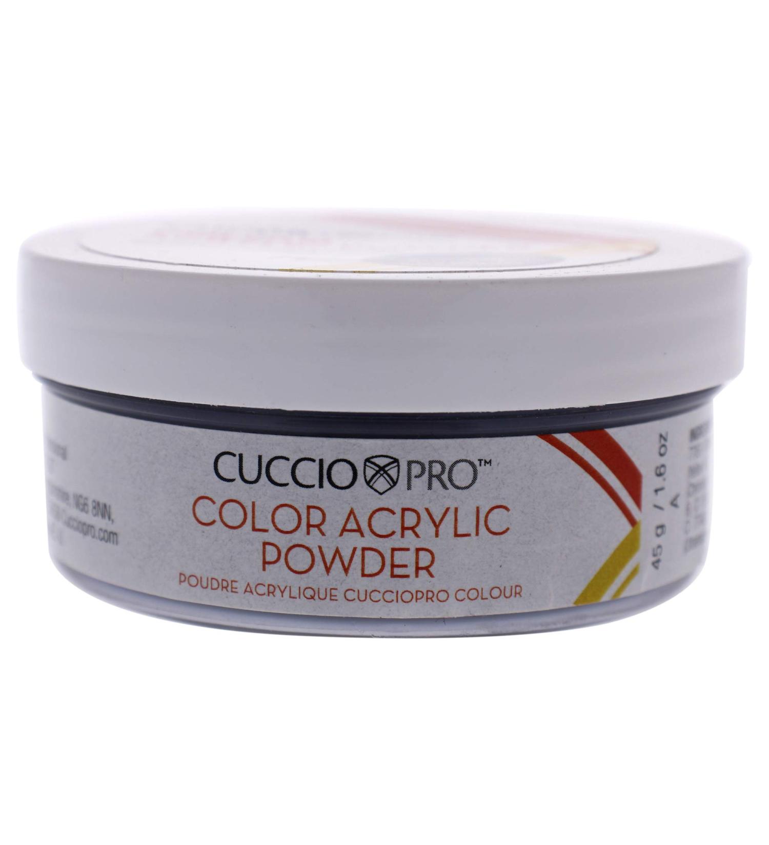 Cuccio Pro - Color Acrylic Powder - Licorice Black - for Women - Acrylic Powder - 1.6 oz