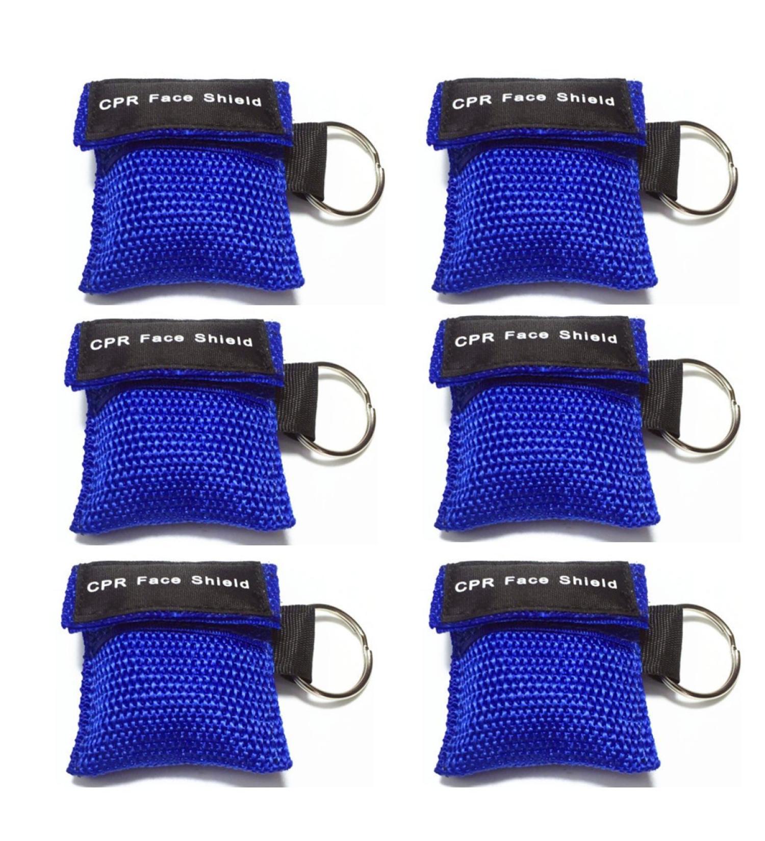 Lifesport Beatmungsmaske - 6 St ck CPR Maske mit Schl sselbund Ring & Notfallkit (Blau) - Internationaler Versand verf gbar - Buy Online on GoSupps.com