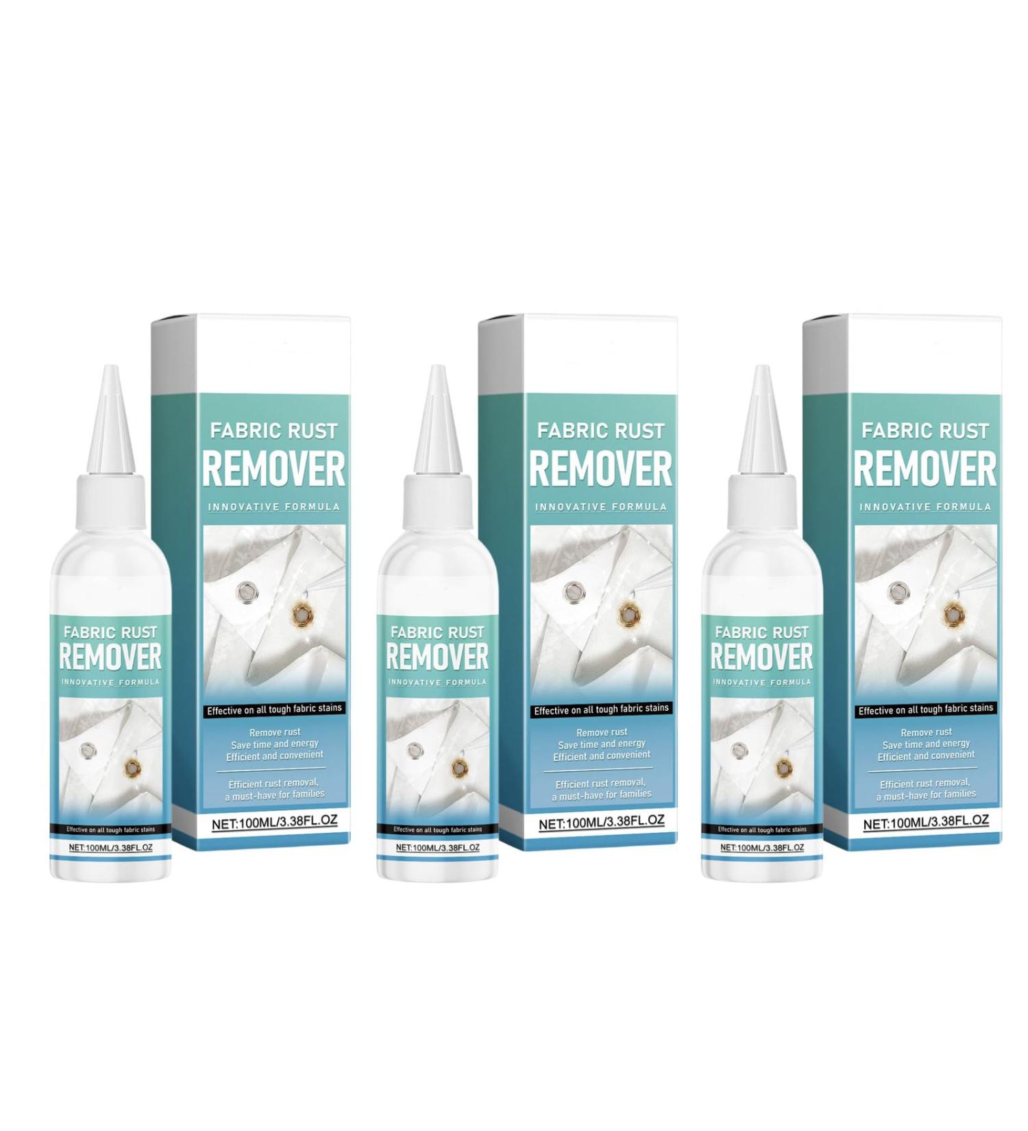 Fabric Rust Remover Easy to Use Rust Stain Eliminating for Fabrics 100ml Mild and Effective Cleaner 3PCS - Buy Online on GoSupps.com