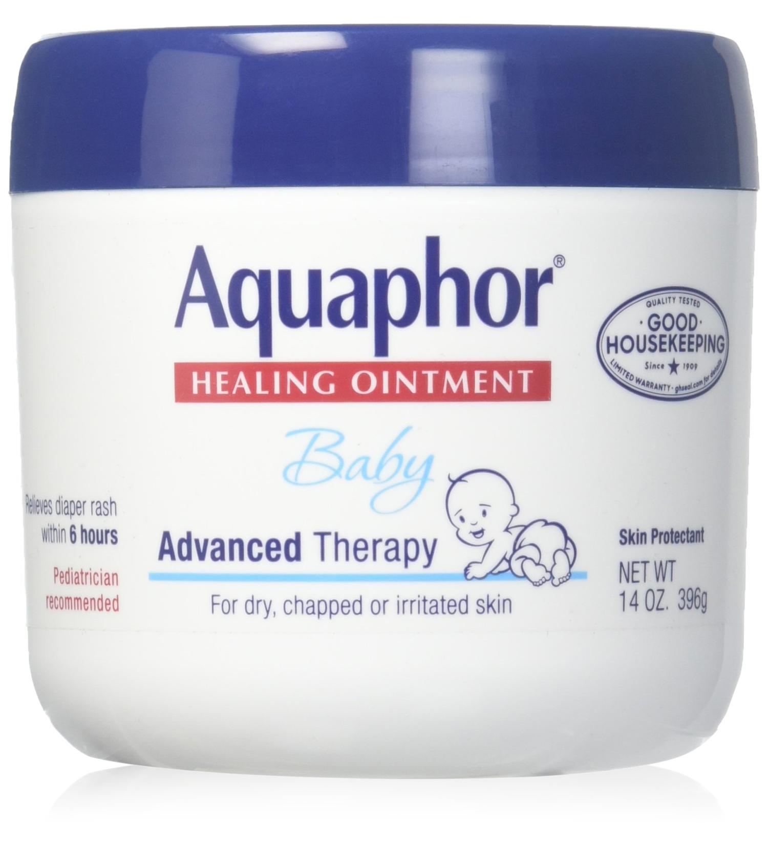 Aquaphor Baby Healing Ointment Advanced Therapy Skin Protectant 14 Ounce Pack of 3